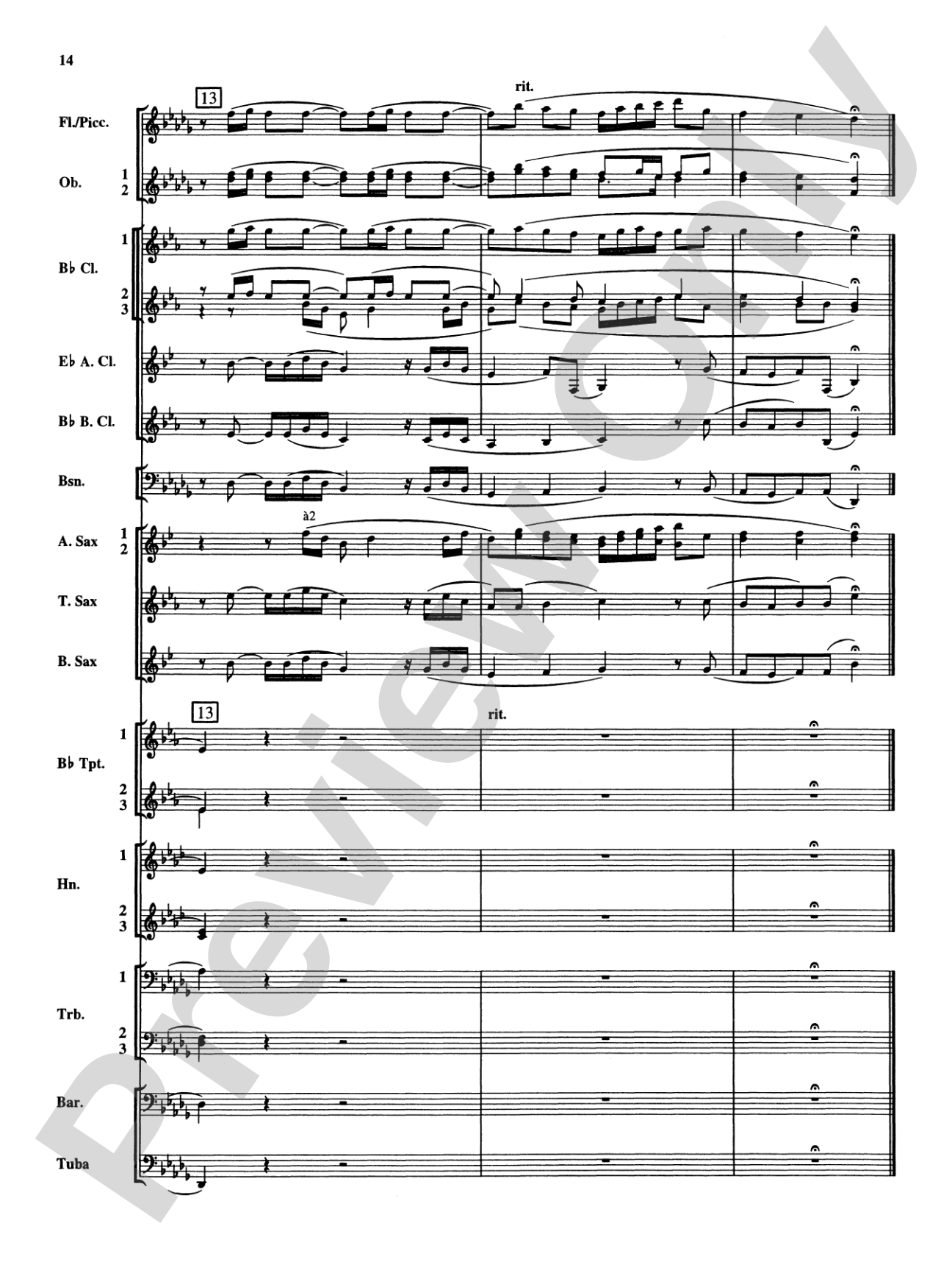 Christmas Music from Bach: Concert Band Conductor Score & Parts