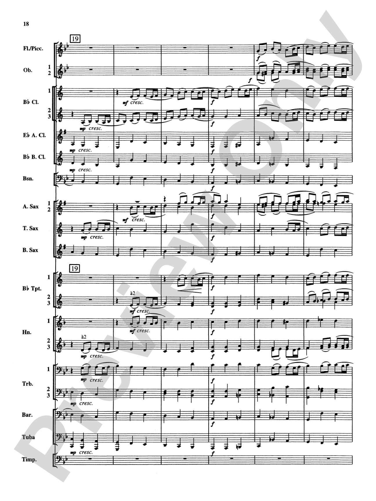 Christmas Music from Bach: Concert Band Conductor Score & Parts