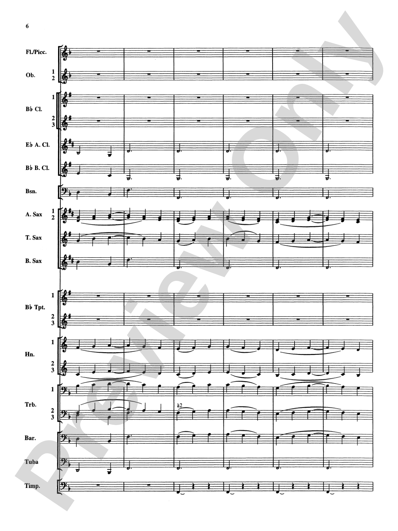 Christmas Music from Bach: Concert Band Conductor Score & Parts