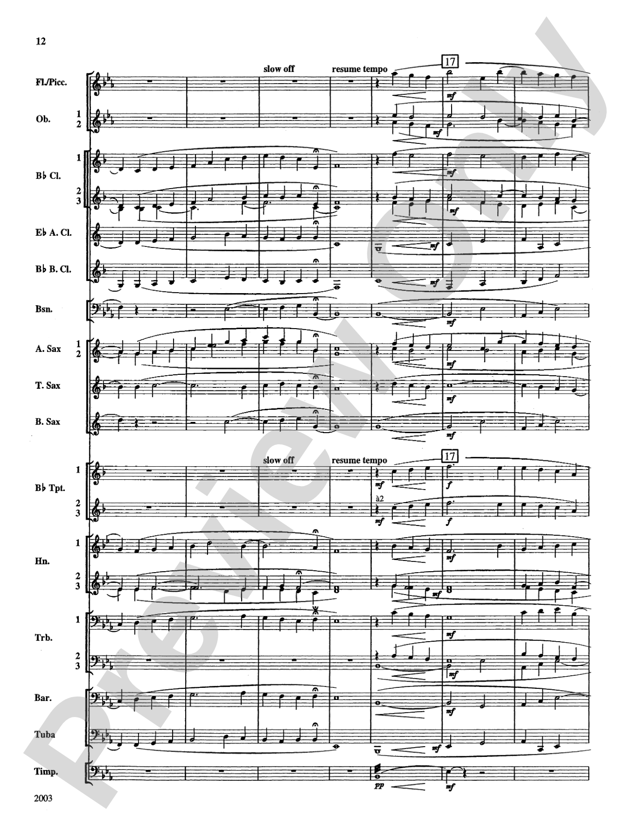 A Percy Grainger Suite: Concert Band Conductor Score & Parts