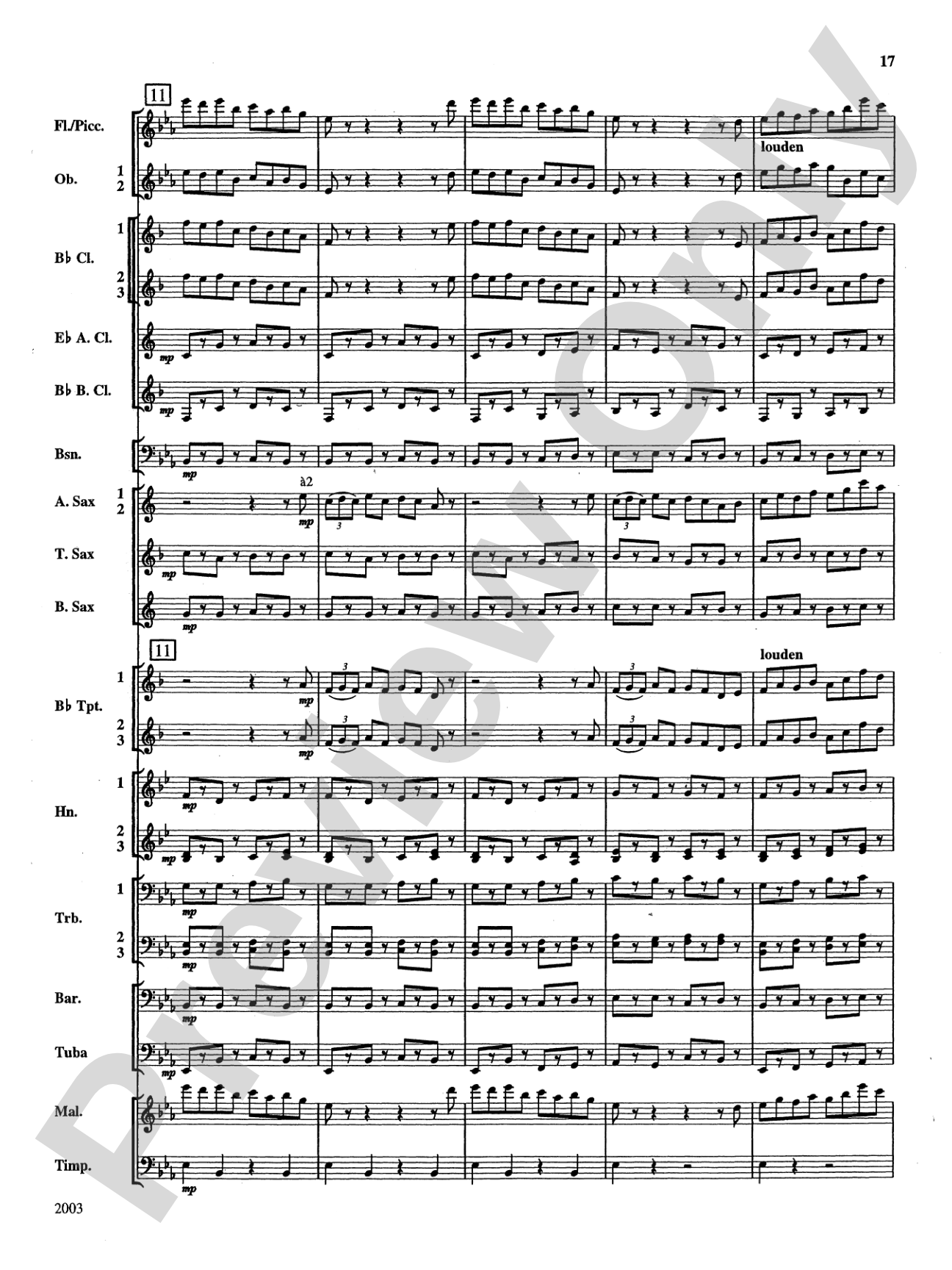 A Percy Grainger Suite: Concert Band Conductor Score & Parts