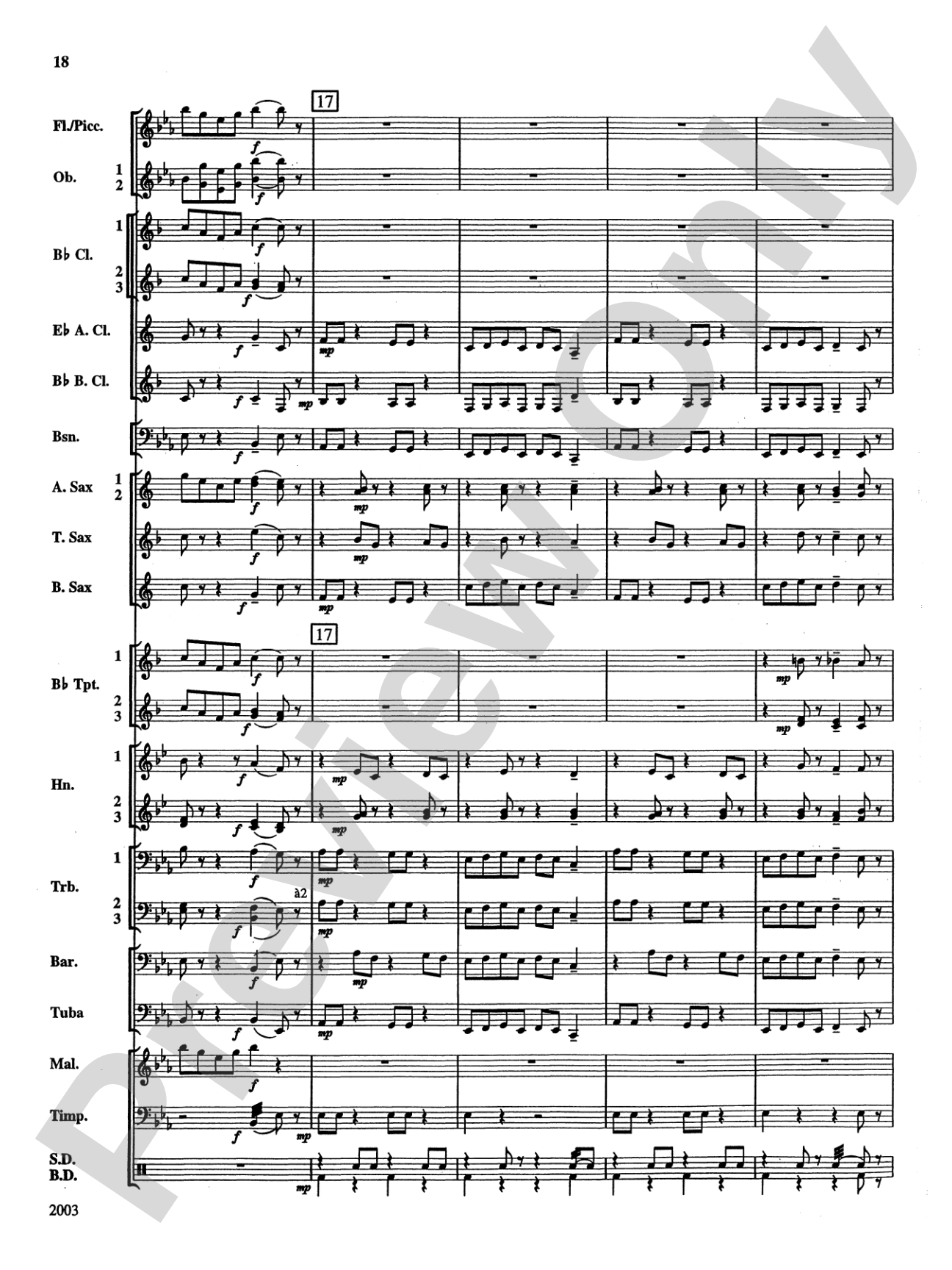 A Percy Grainger Suite: Concert Band Conductor Score & Parts