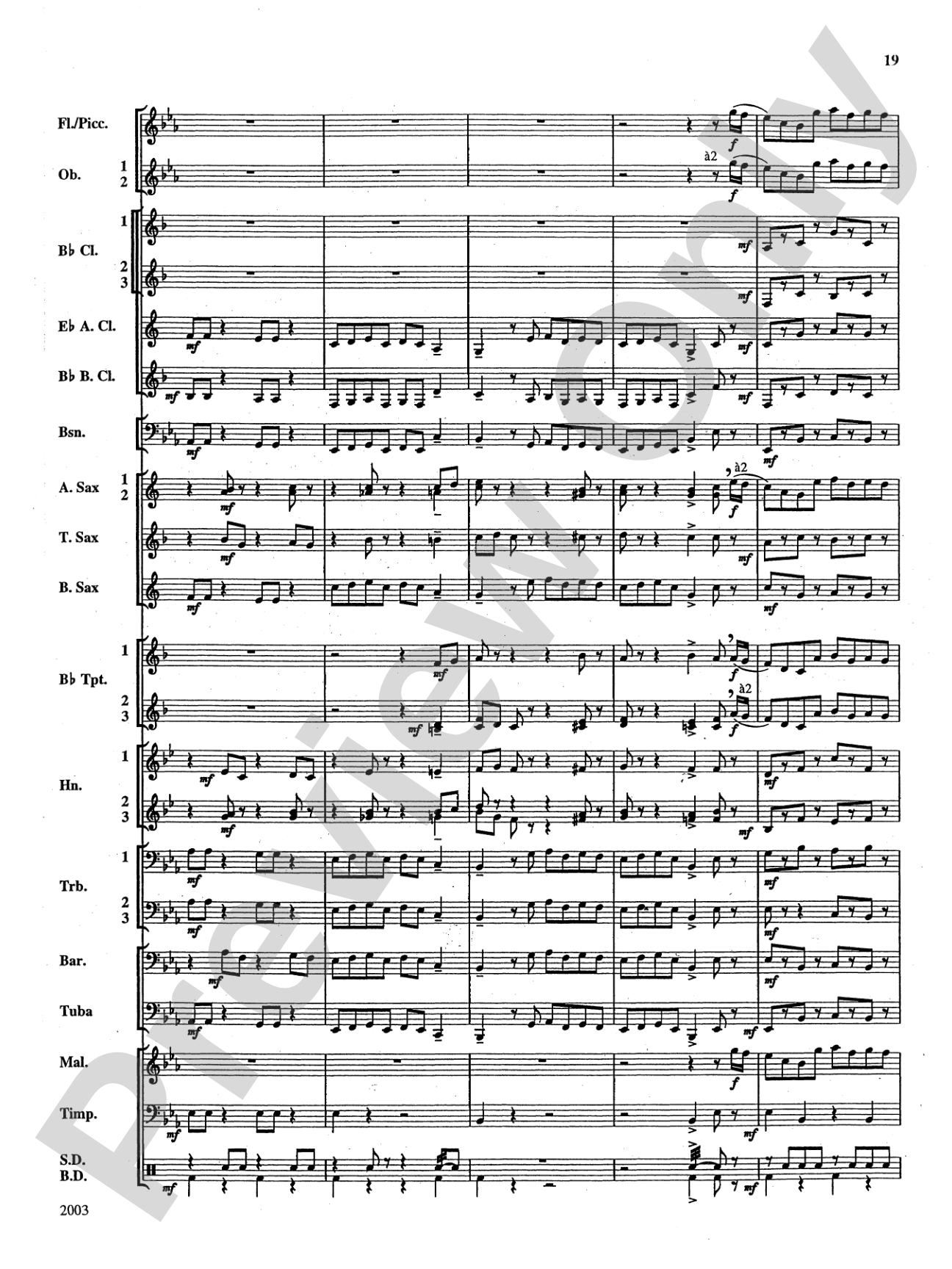 A Percy Grainger Suite: Concert Band Conductor Score & Parts