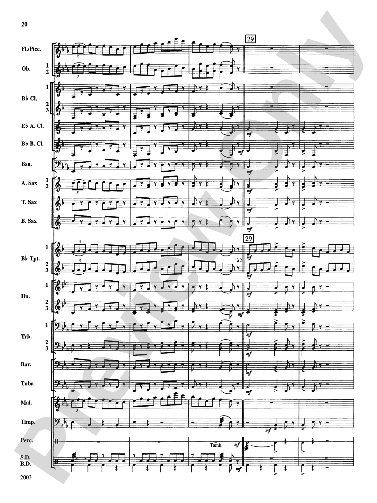 A Percy Grainger Suite: Concert Band Conductor Score & Parts