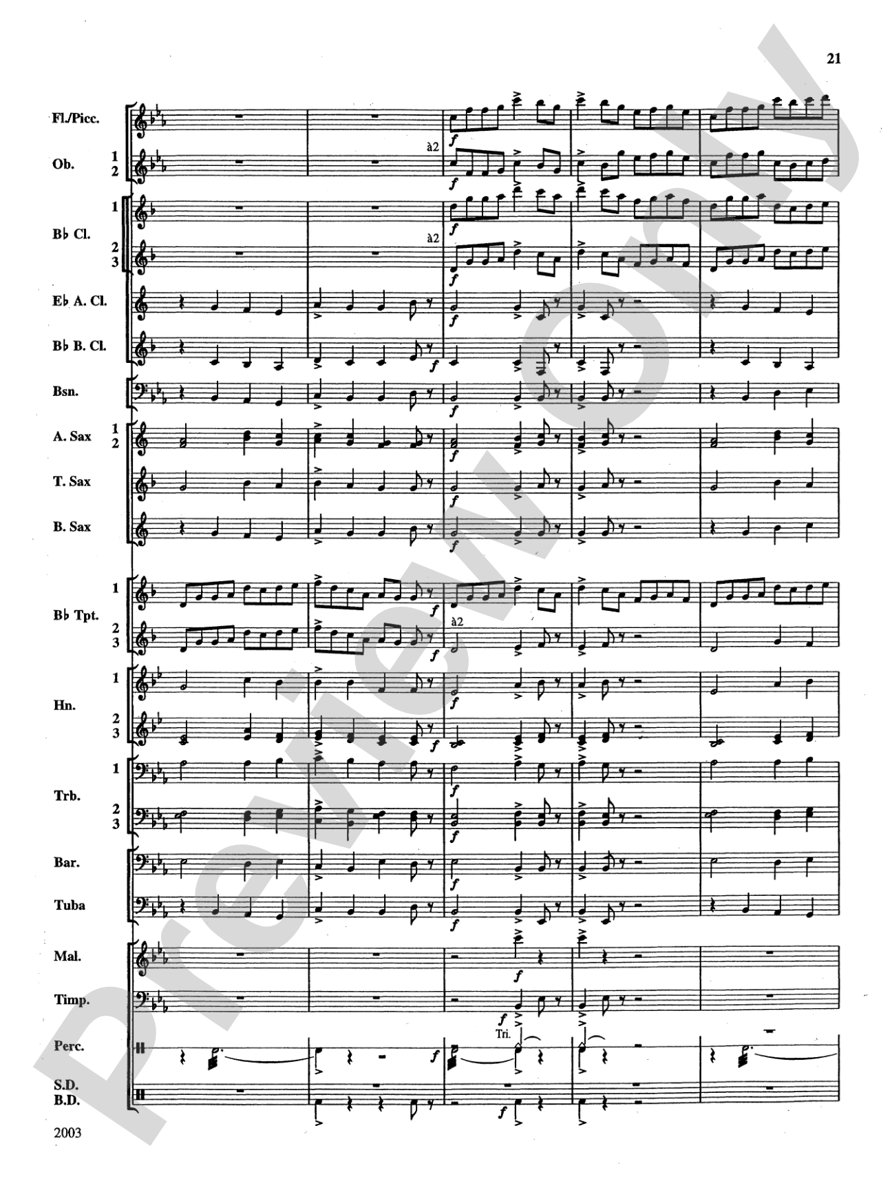 A Percy Grainger Suite: Concert Band Conductor Score & Parts