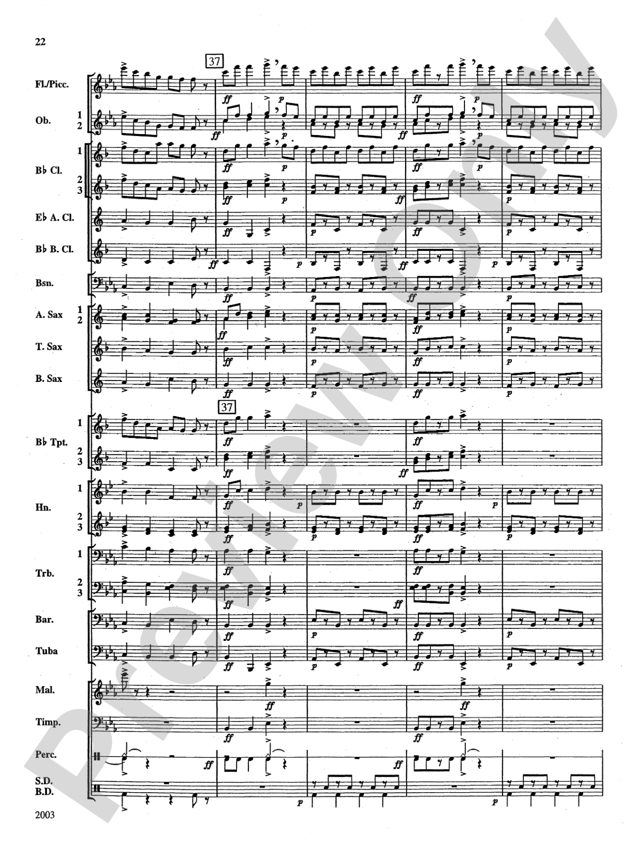 A Percy Grainger Suite: Concert Band Conductor Score & Parts