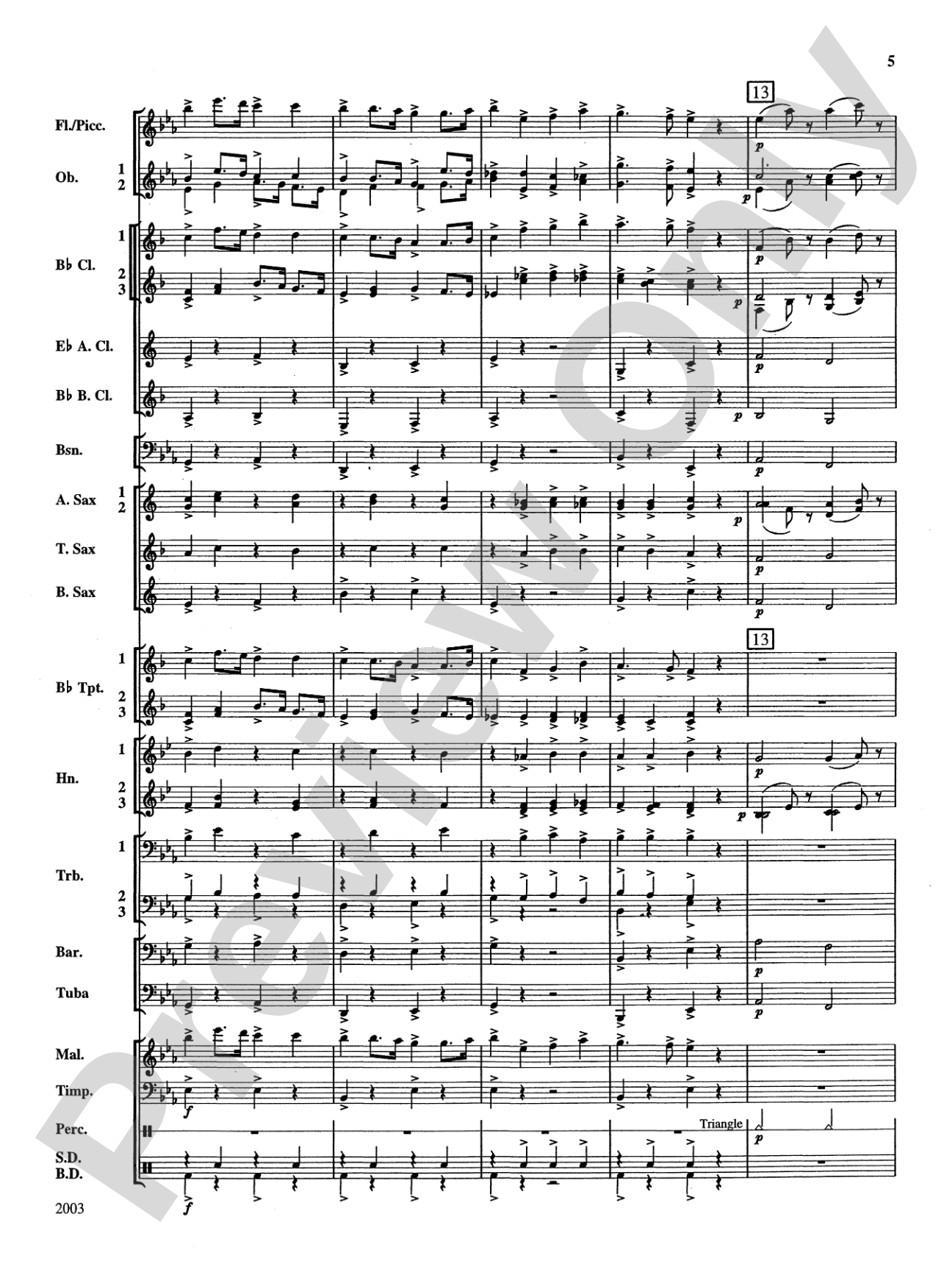 A Percy Grainger Suite: Concert Band Conductor Score & Parts