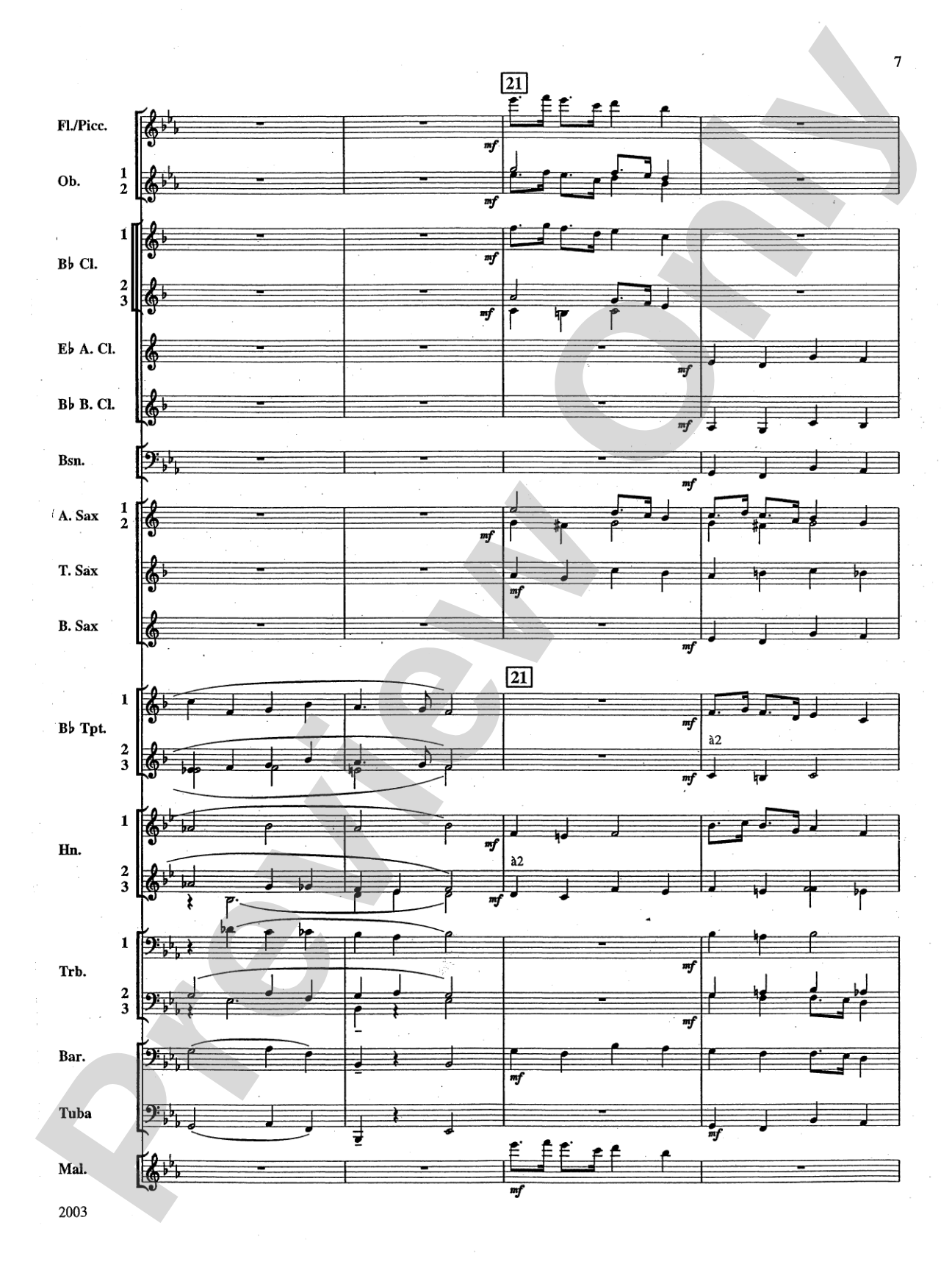 A Percy Grainger Suite: Concert Band Conductor Score & Parts