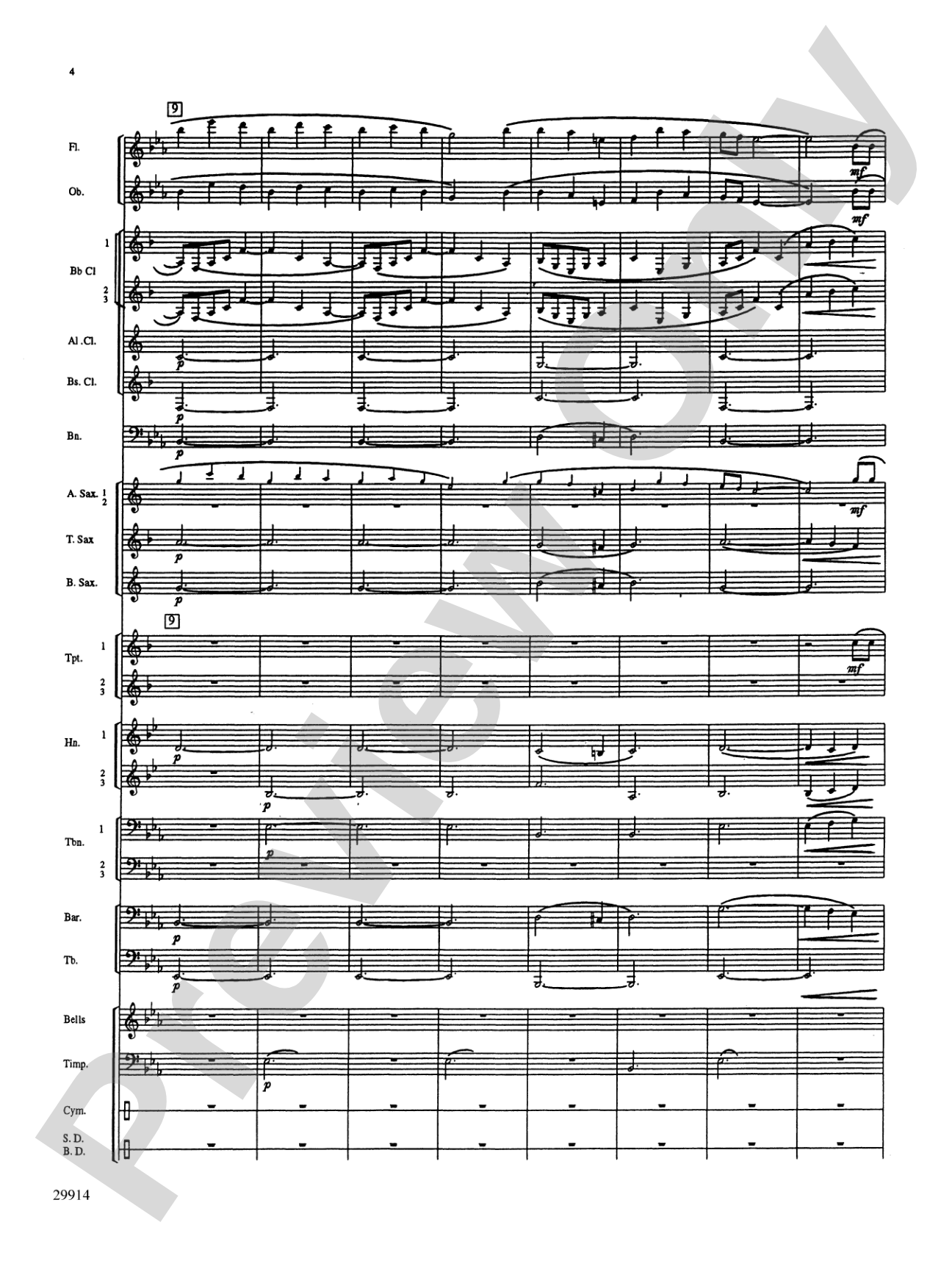 I Dreamt I Dwelt in Marble Halls: Concert Band Conductor Score & Parts
