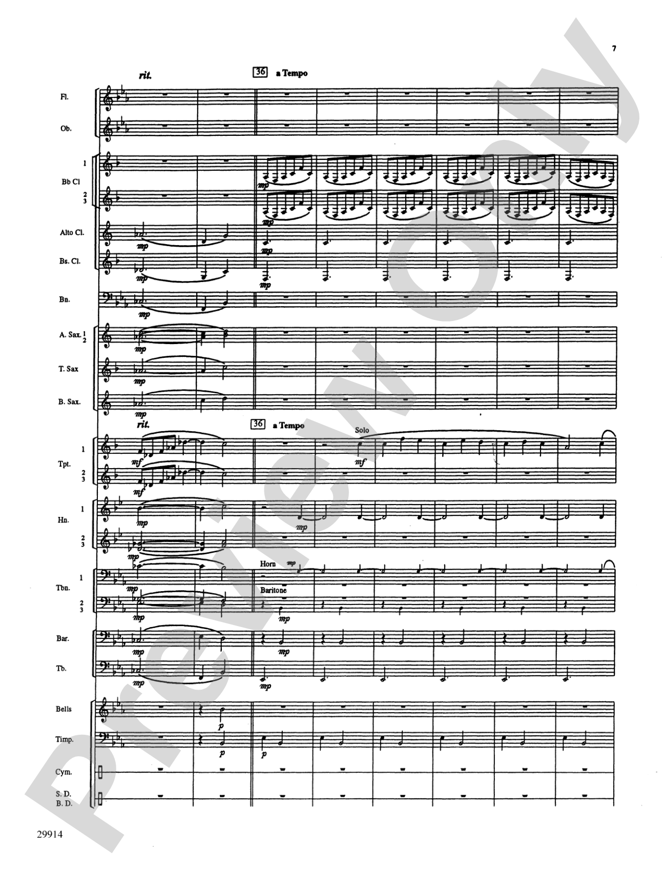 I Dreamt I Dwelt in Marble Halls: Concert Band Conductor Score & Parts