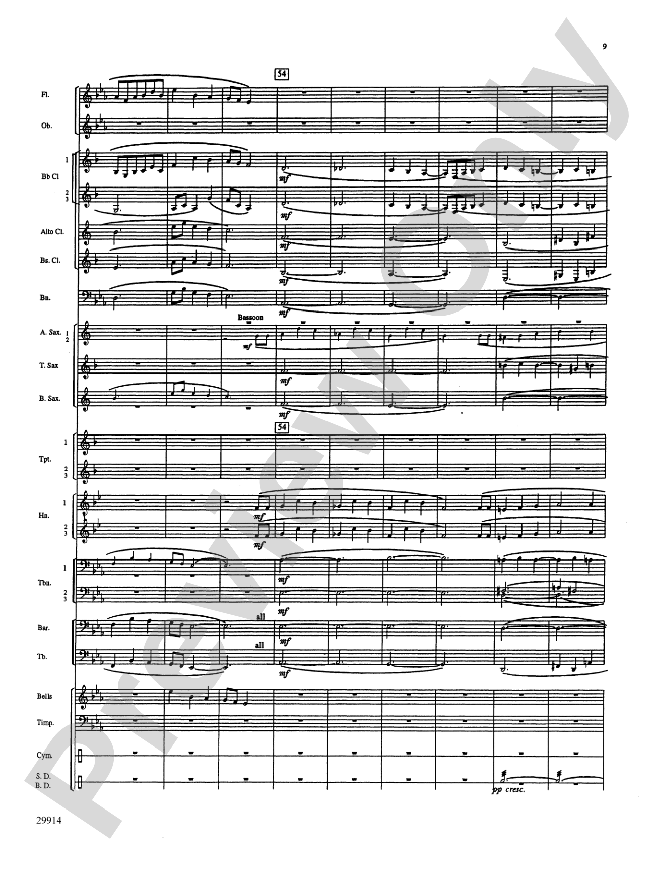 I Dreamt I Dwelt in Marble Halls: Concert Band Conductor Score & Parts