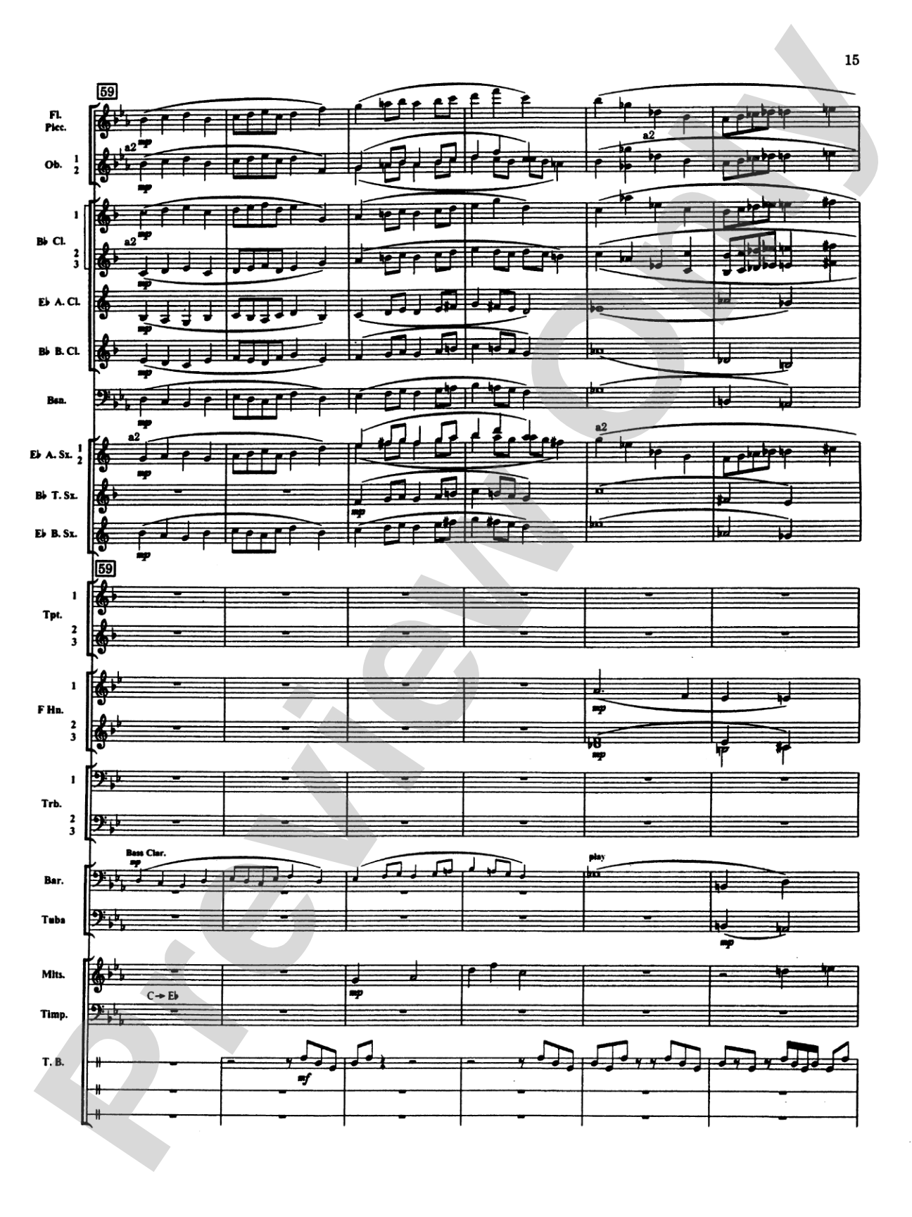 Percussion Mystique: Concert Band Conductor Score & Parts