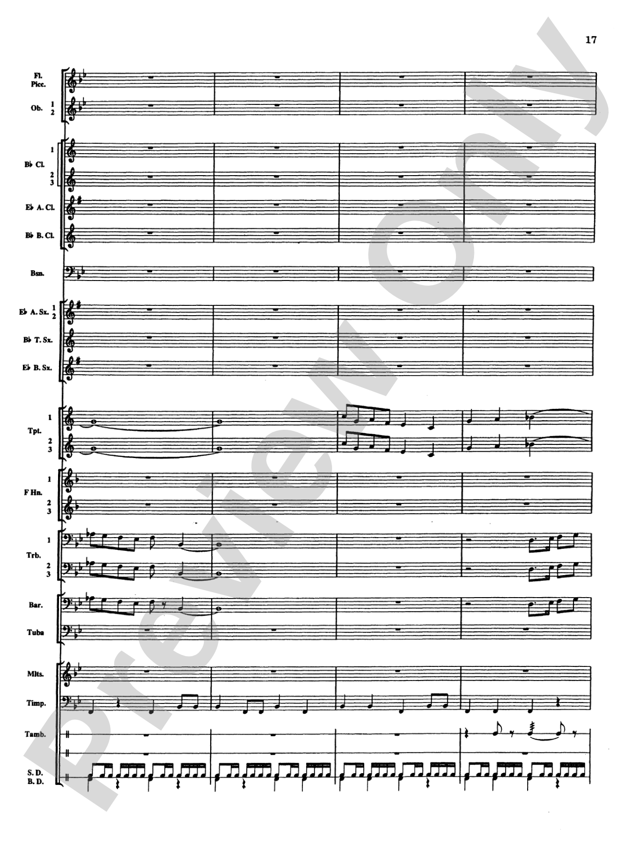 Percussion Mystique: Concert Band Conductor Score & Parts