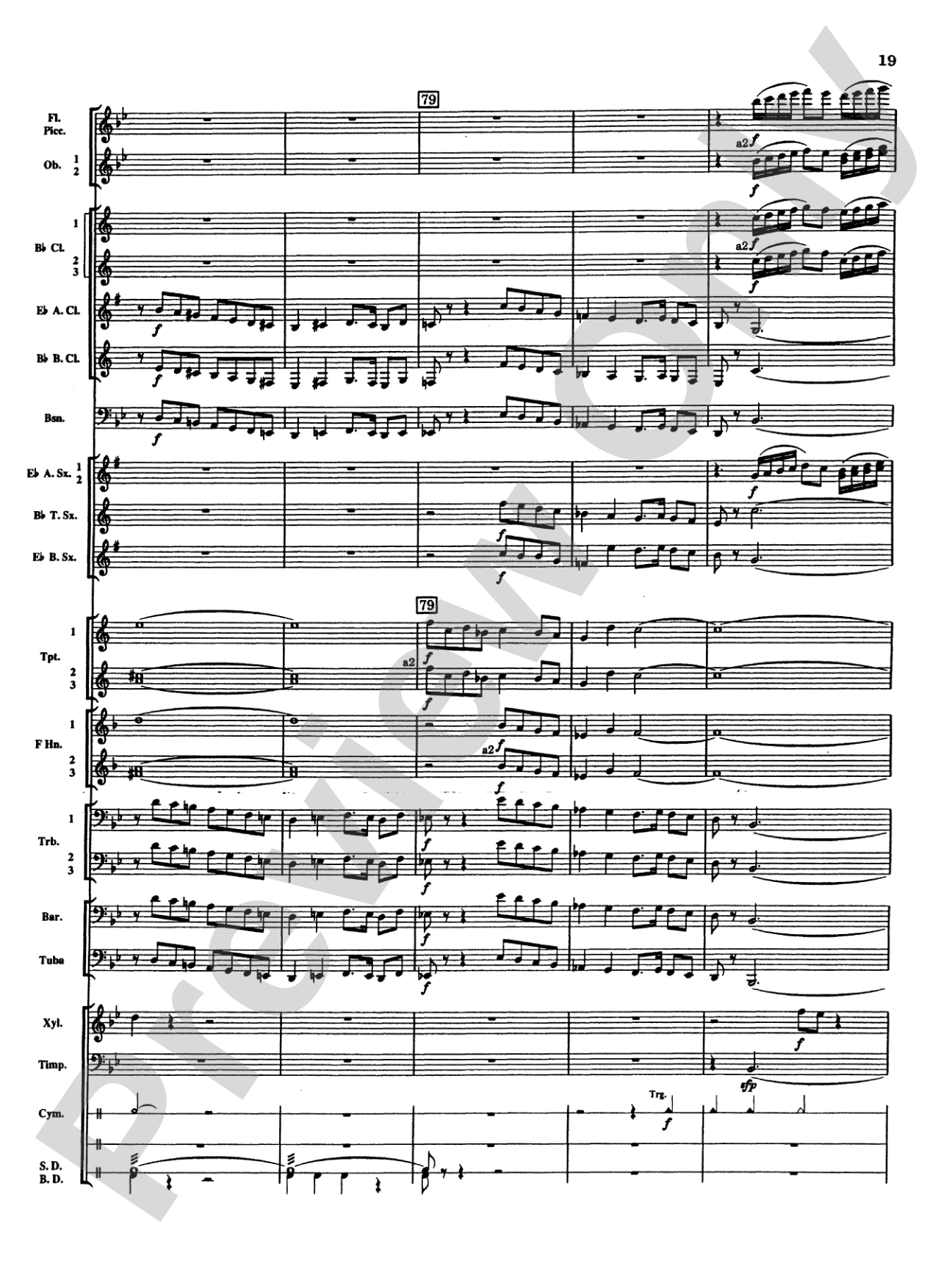 Percussion Mystique: Concert Band Conductor Score & Parts