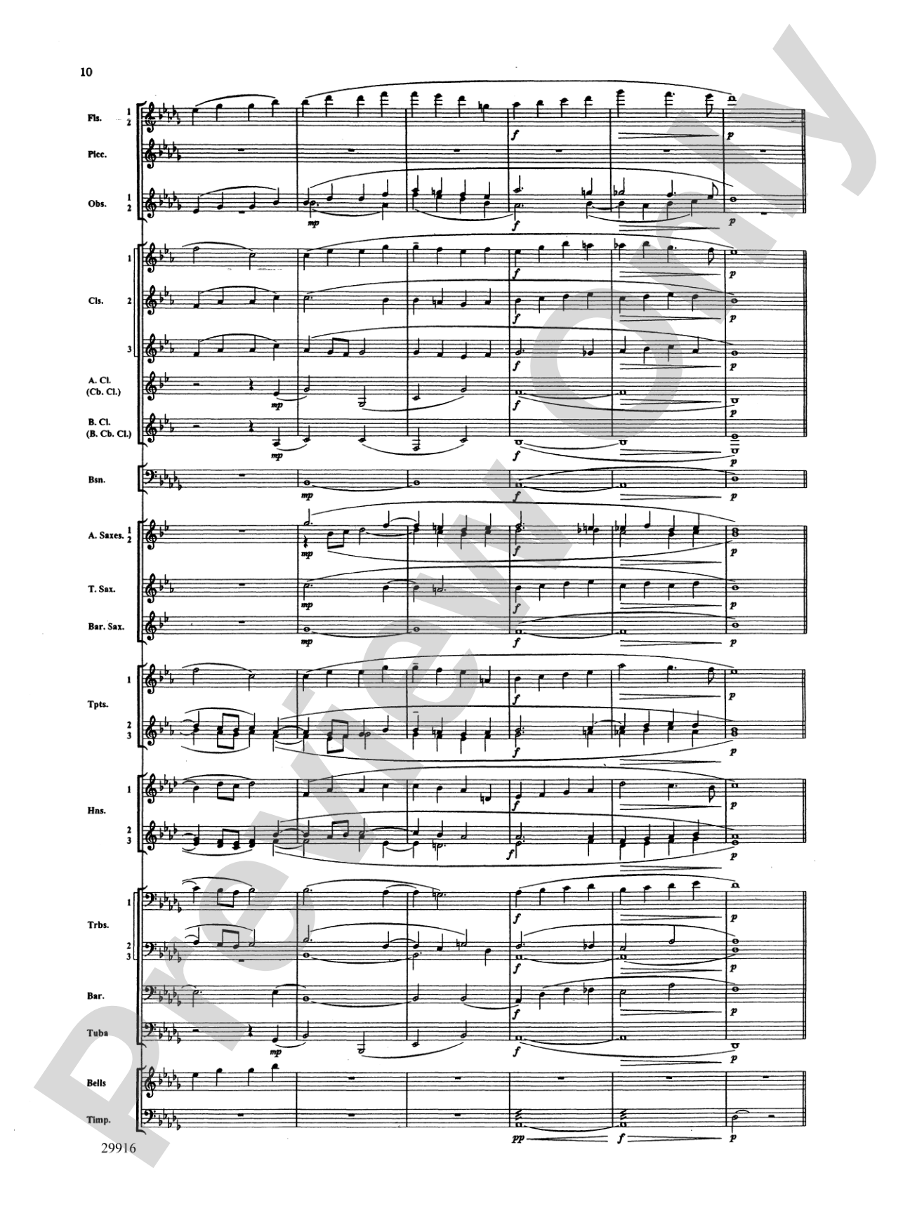 Prologue Prayer and Dream Pantomime (from the opera Hansel and Gretel): Concert Band Conductor Score & Parts