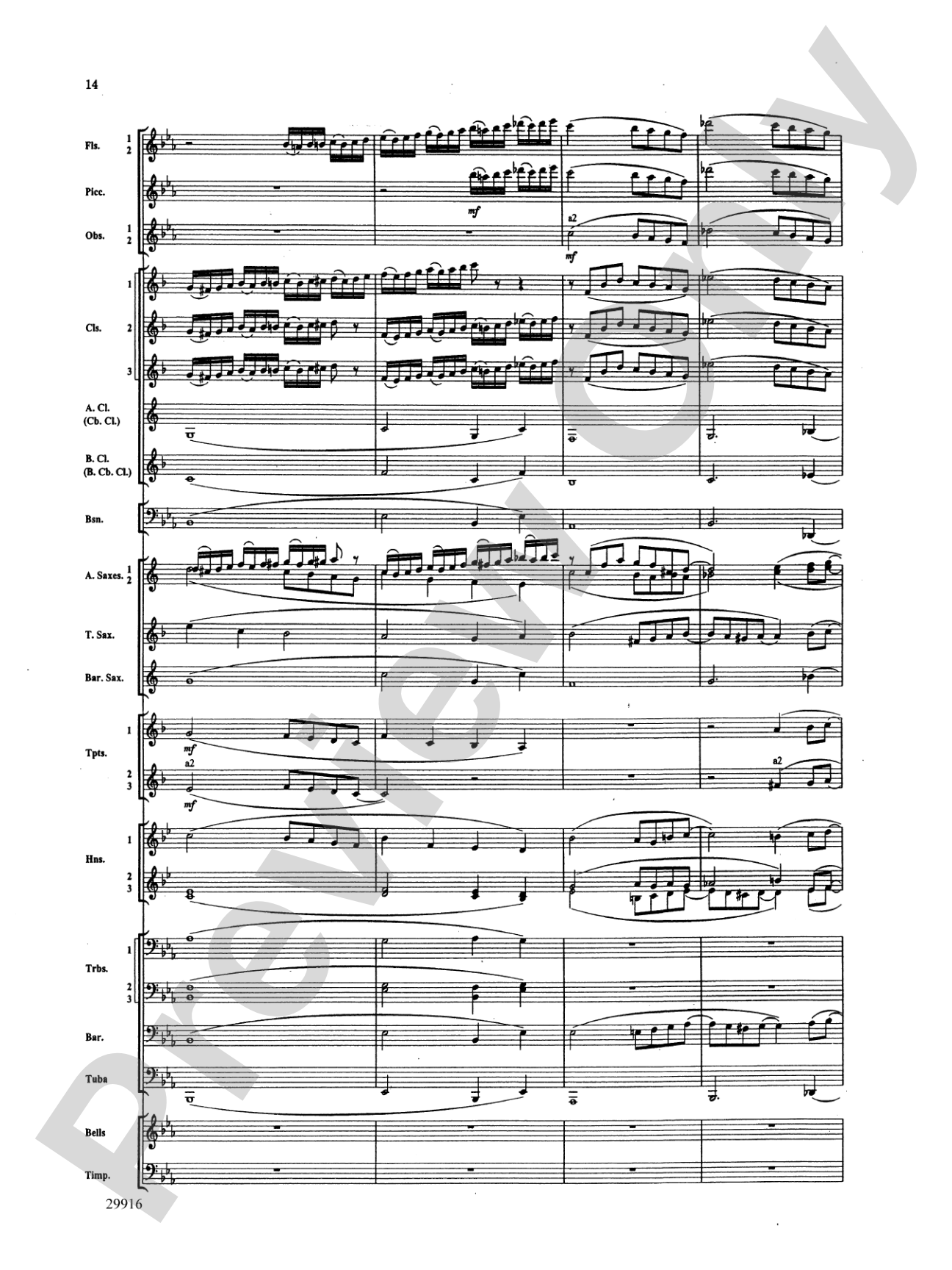 Prologue Prayer and Dream Pantomime (from the opera Hansel and Gretel): Concert Band Conductor Score & Parts