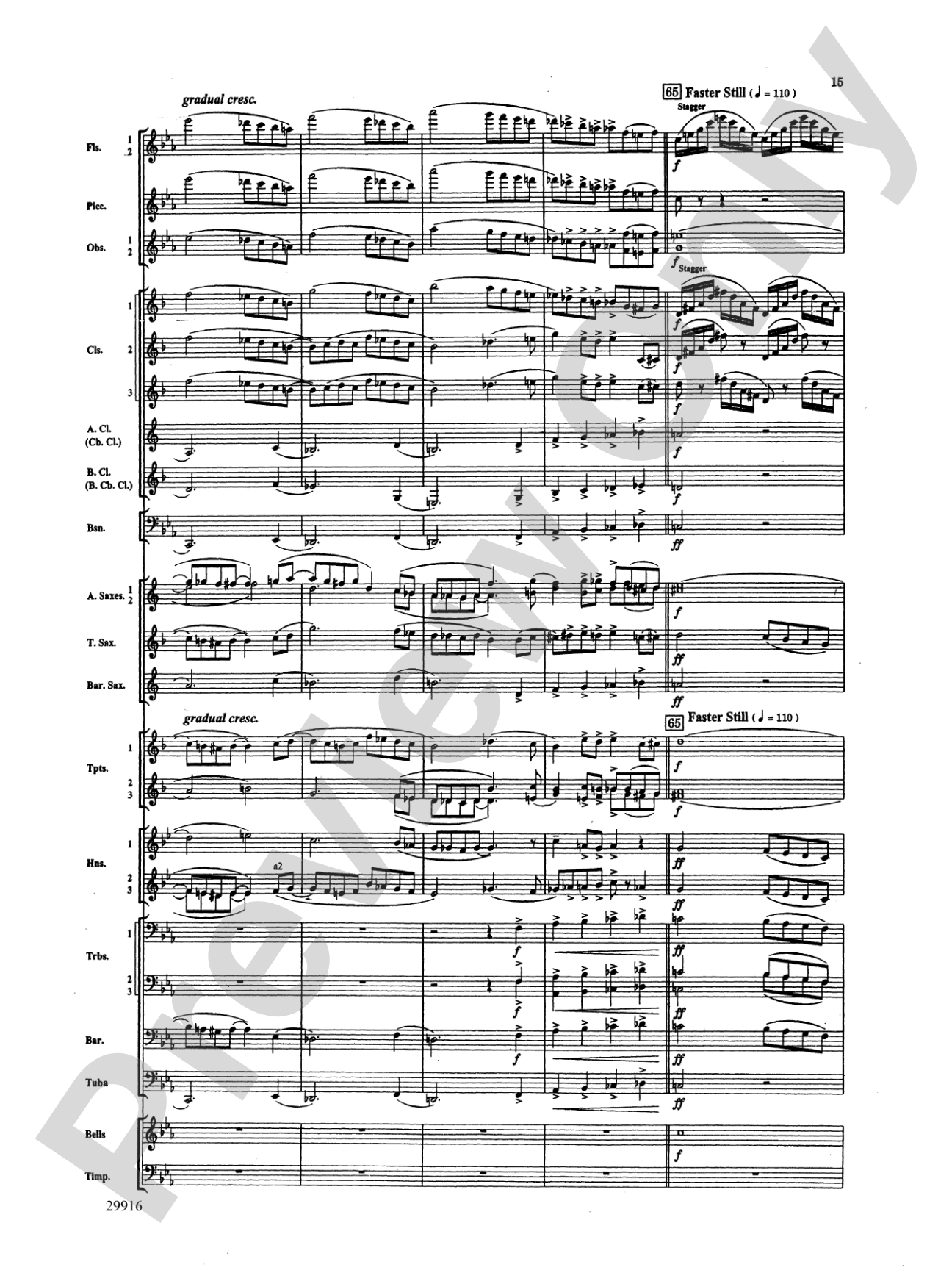 Prologue Prayer and Dream Pantomime (from the opera Hansel and Gretel): Concert Band Conductor Score & Parts