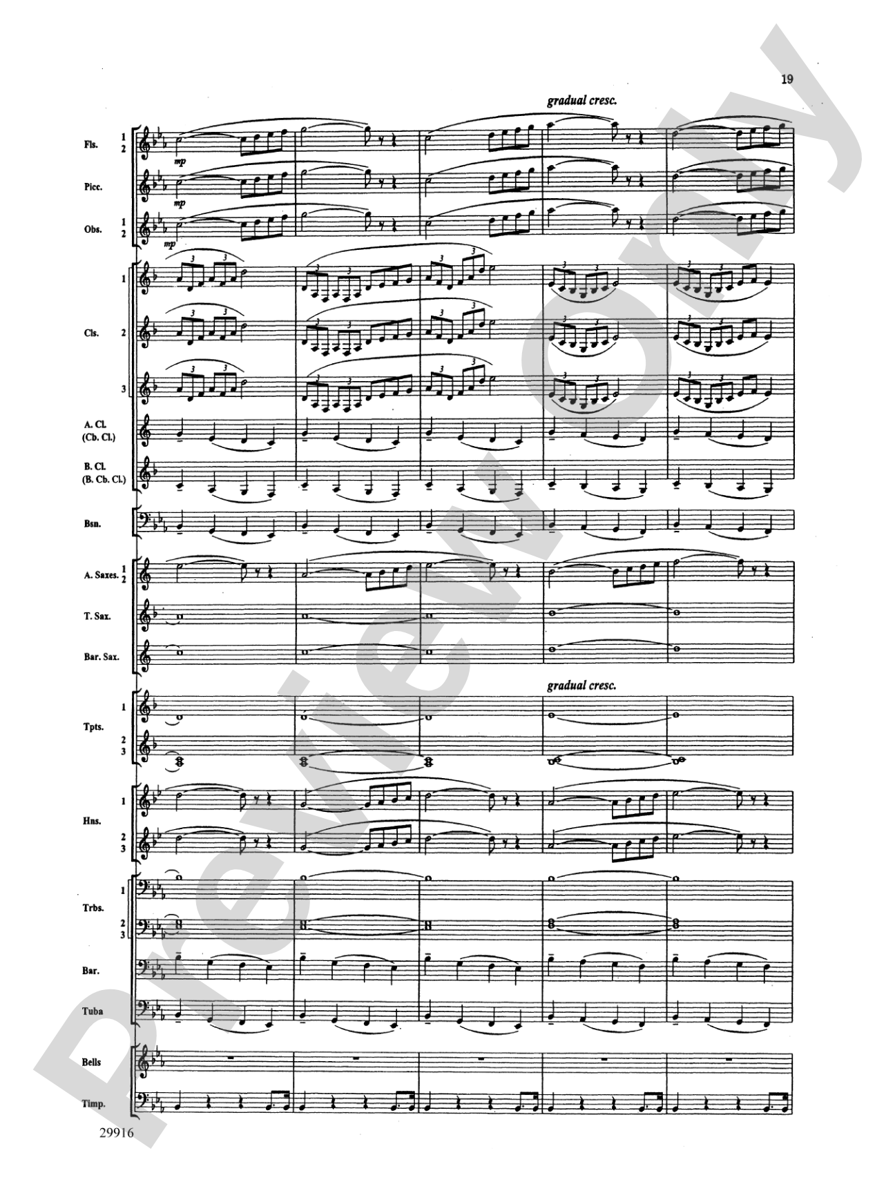 Prologue Prayer and Dream Pantomime (from the opera Hansel and Gretel): Concert Band Conductor Score & Parts