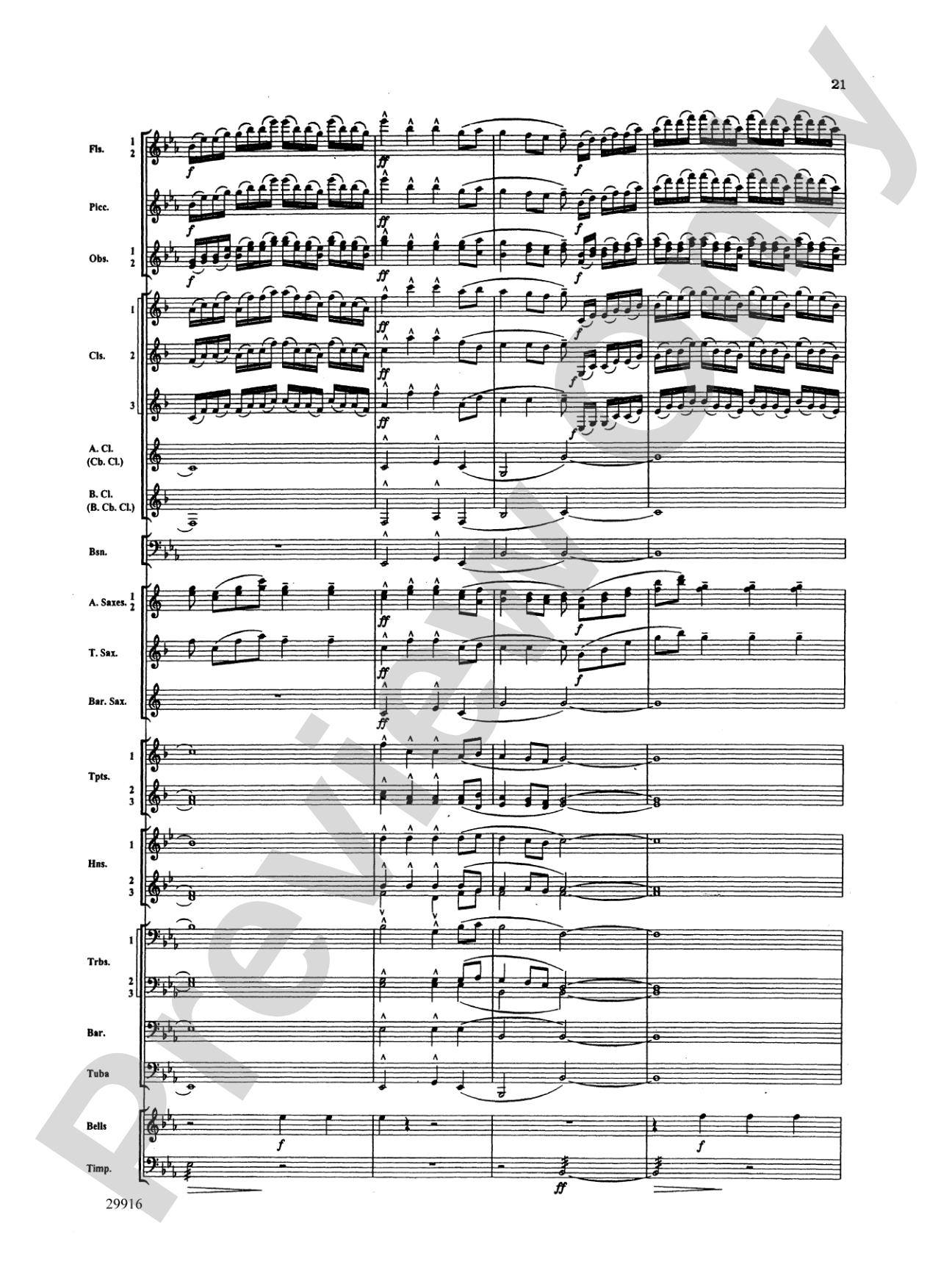 Prologue Prayer and Dream Pantomime (from the opera Hansel and Gretel): Concert Band Conductor Score & Parts