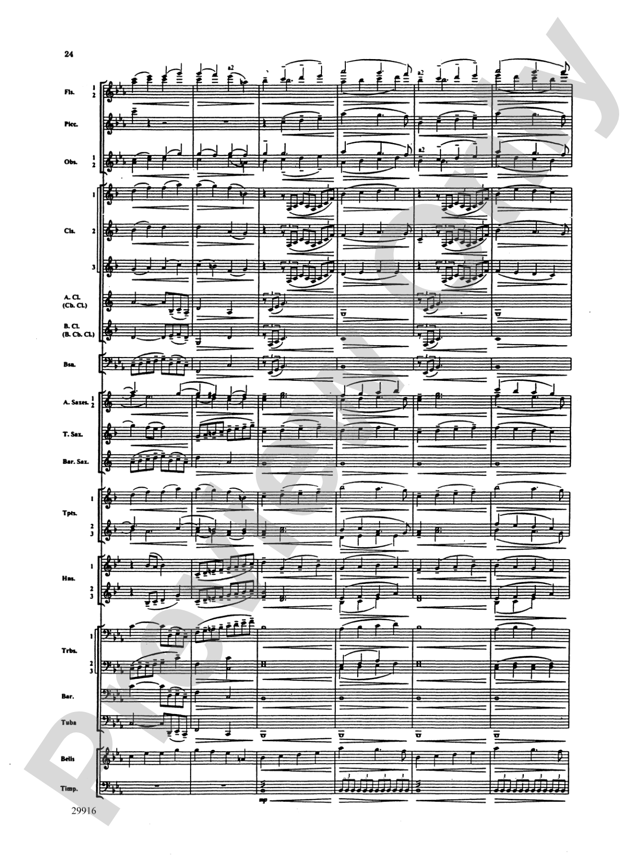 Prologue Prayer and Dream Pantomime (from the opera Hansel and Gretel): Concert Band Conductor Score & Parts