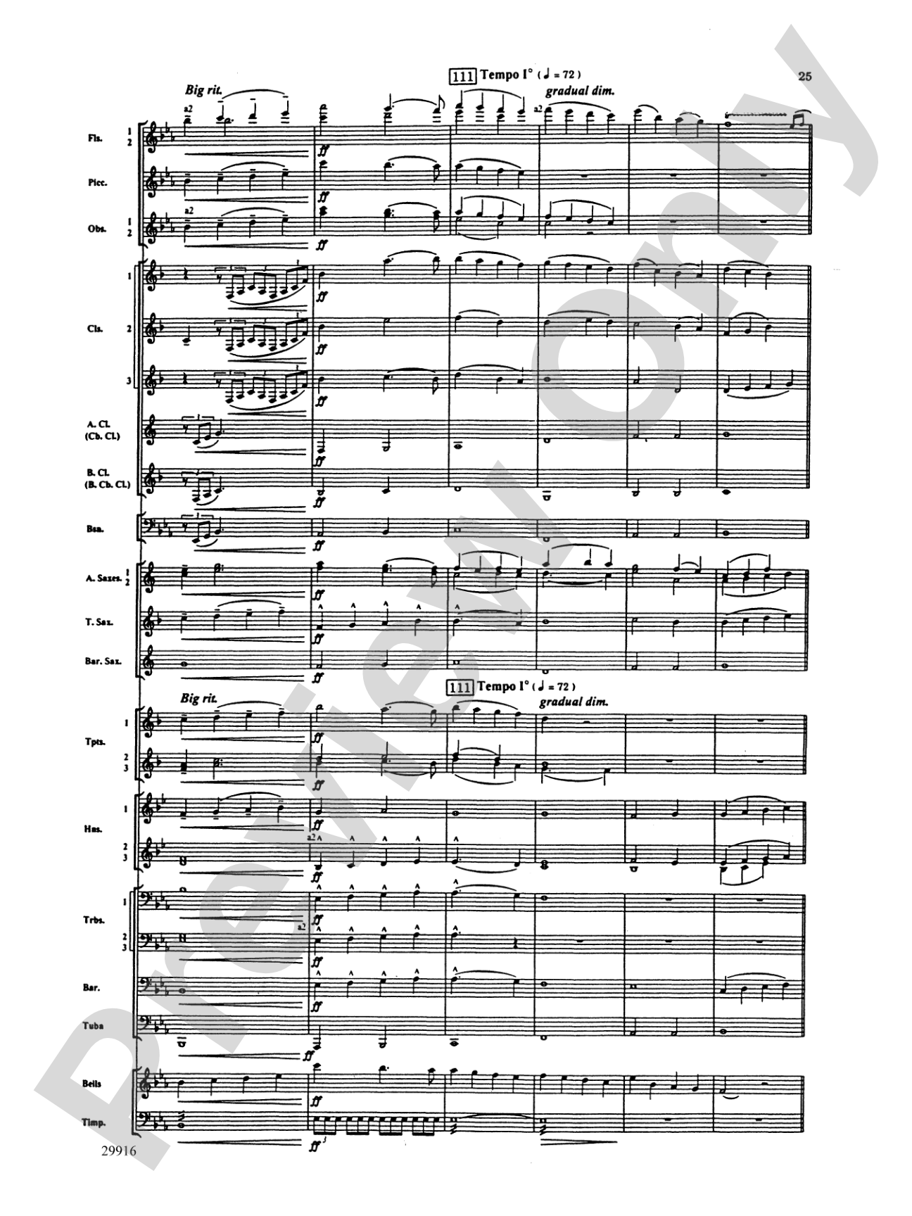 Prologue Prayer and Dream Pantomime (from the opera Hansel and Gretel): Concert Band Conductor Score & Parts