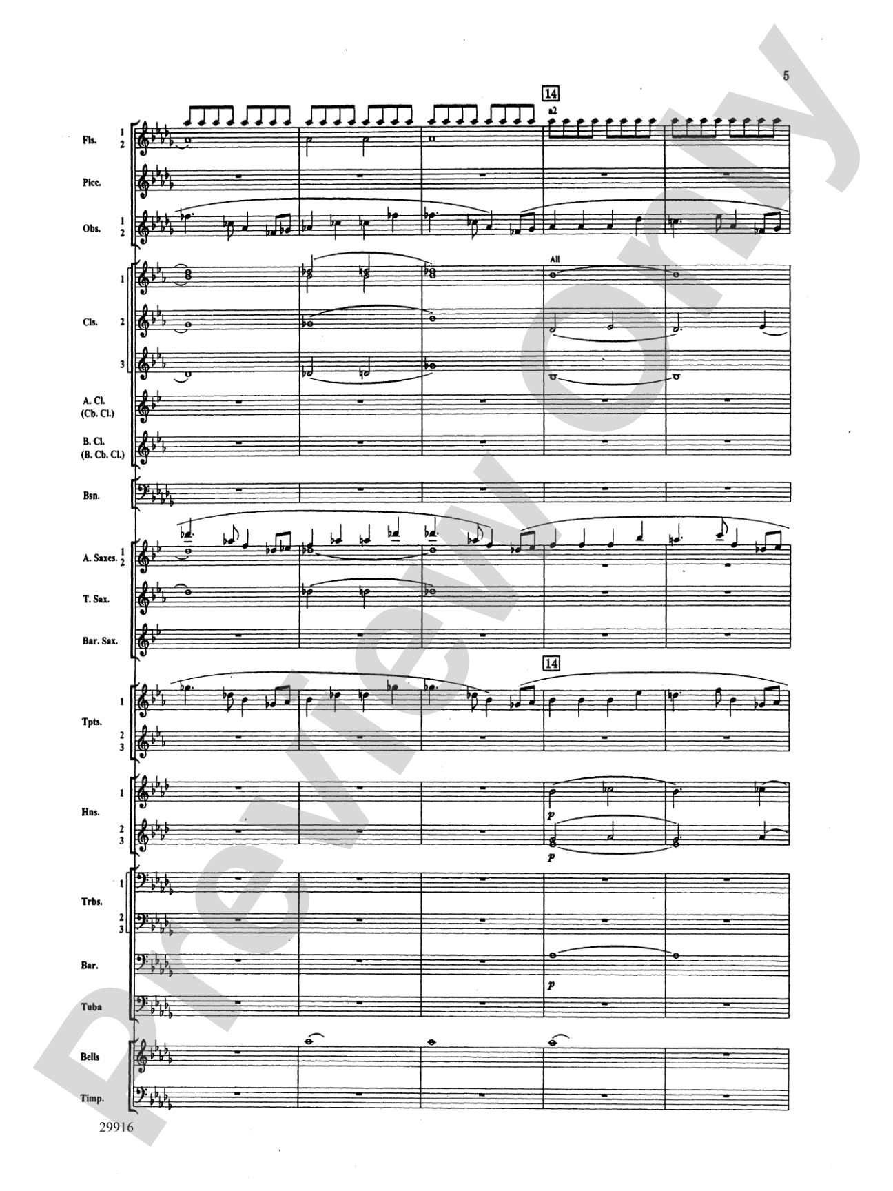 Prologue Prayer and Dream Pantomime (from the opera Hansel and Gretel): Concert Band Conductor Score & Parts