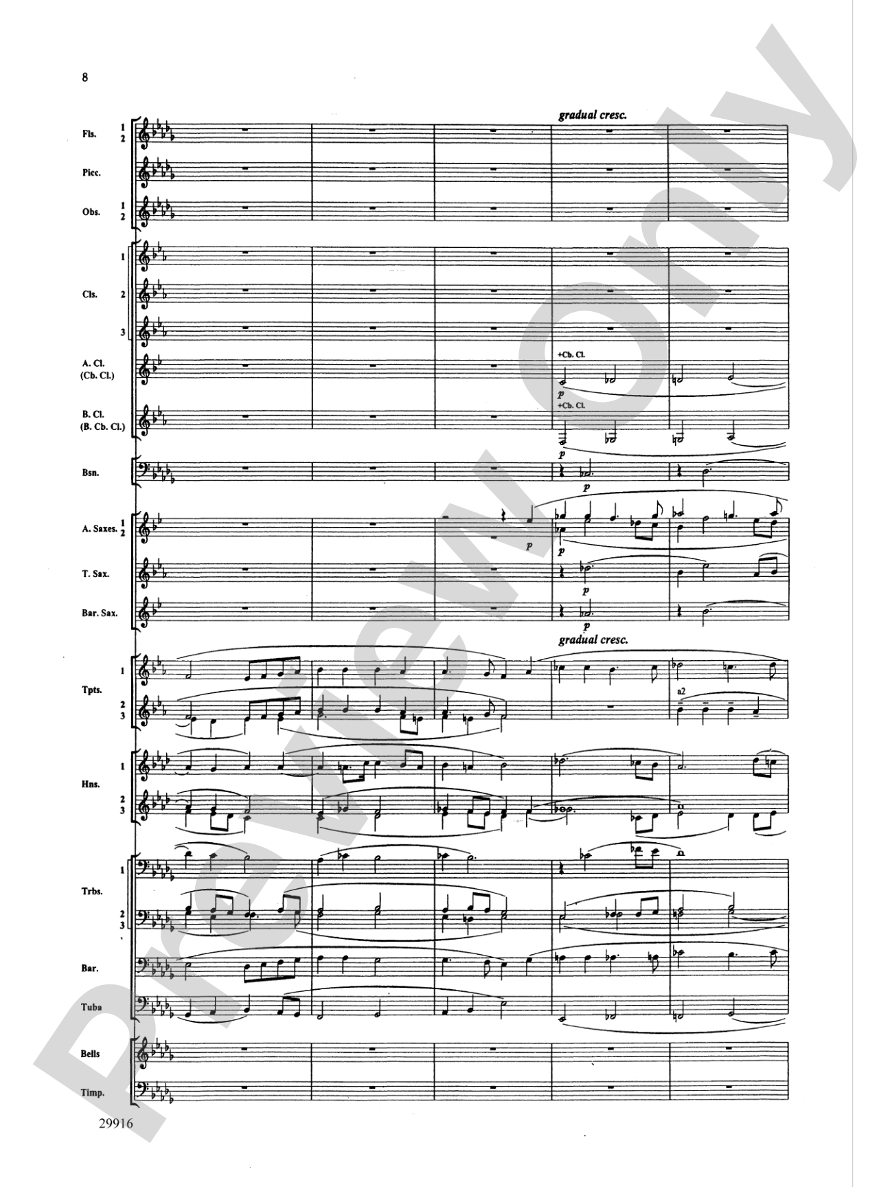 Prologue Prayer and Dream Pantomime (from the opera Hansel and Gretel): Concert Band Conductor Score & Parts