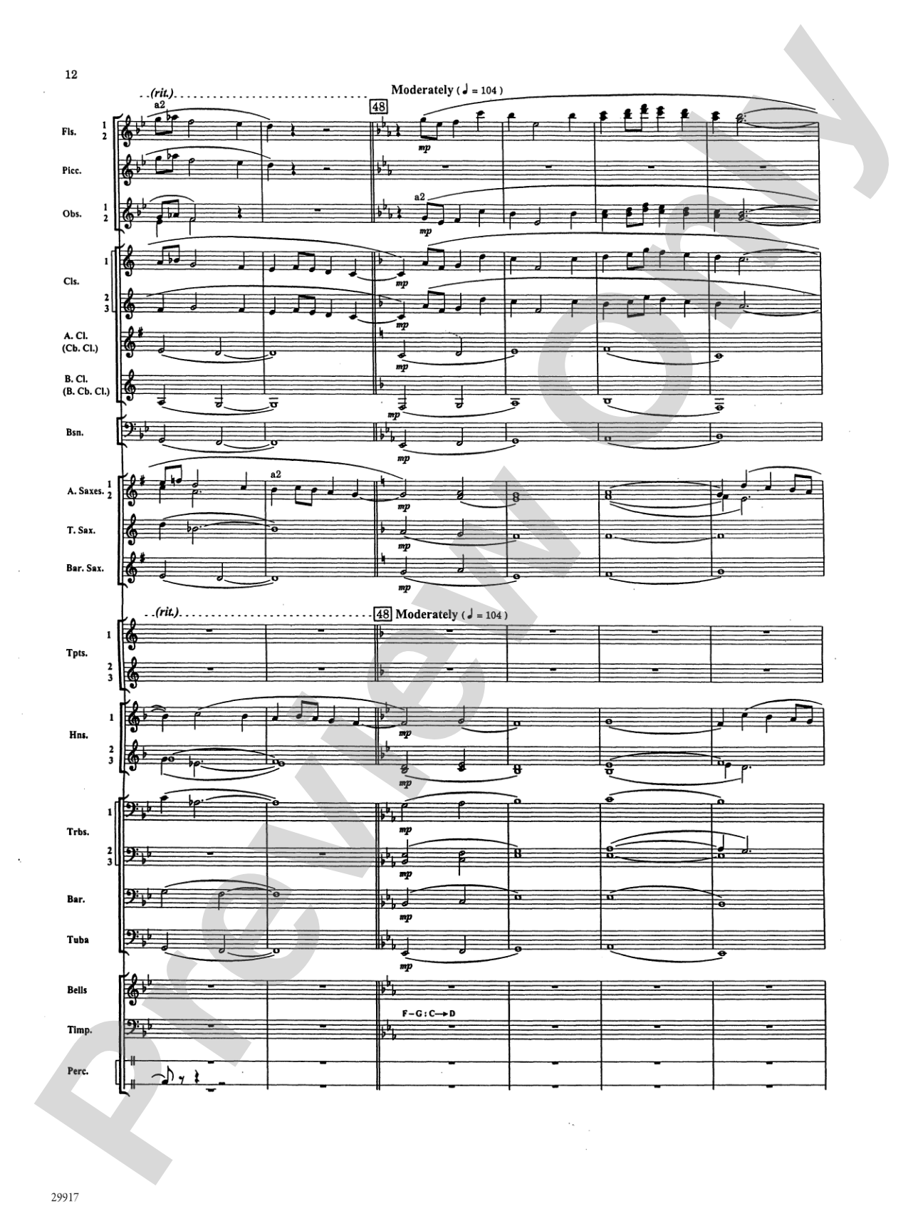 Shadow of the Condor: Concert Band Conductor Score & Parts
