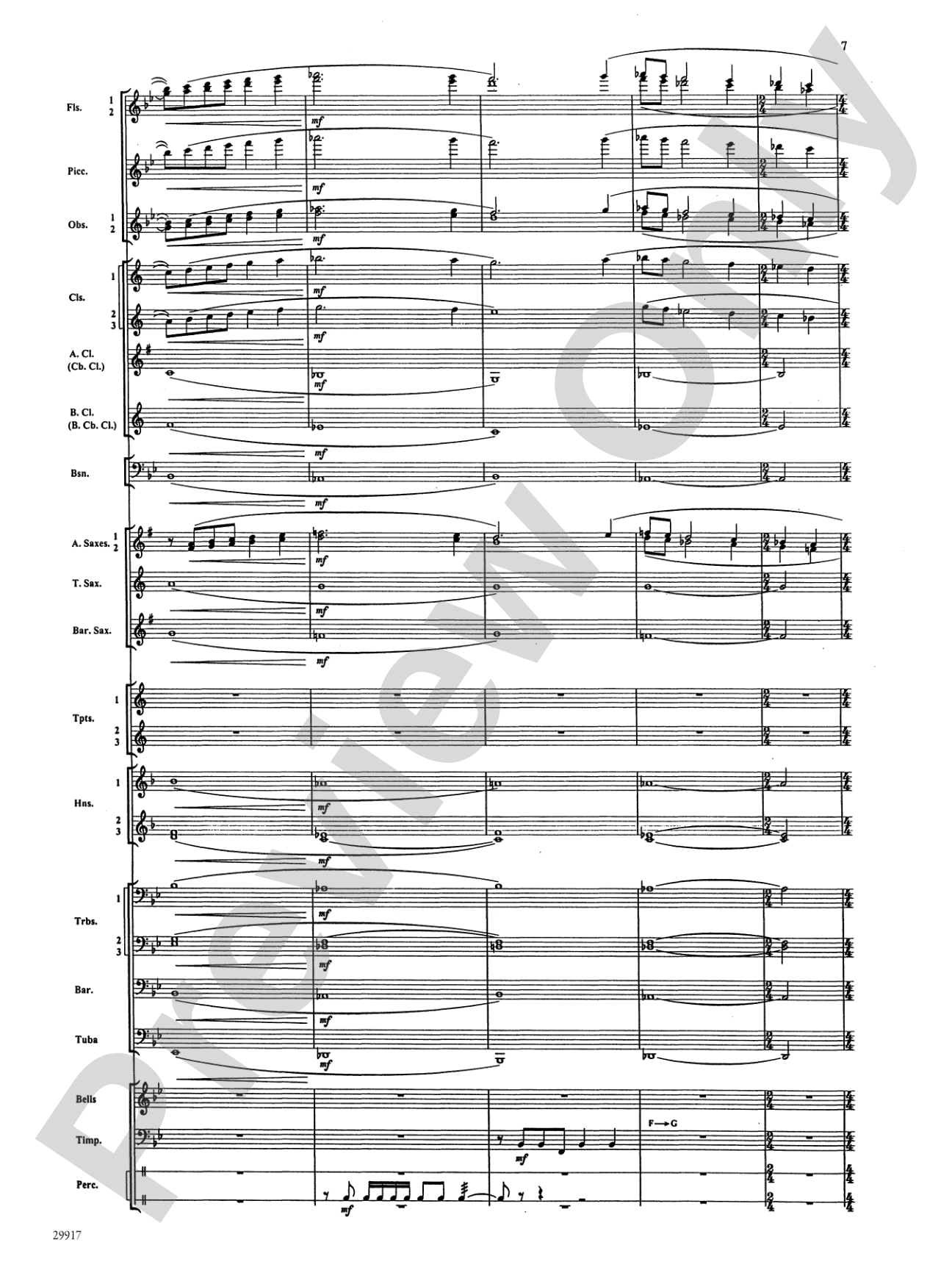 Shadow of the Condor: Concert Band Conductor Score & Parts