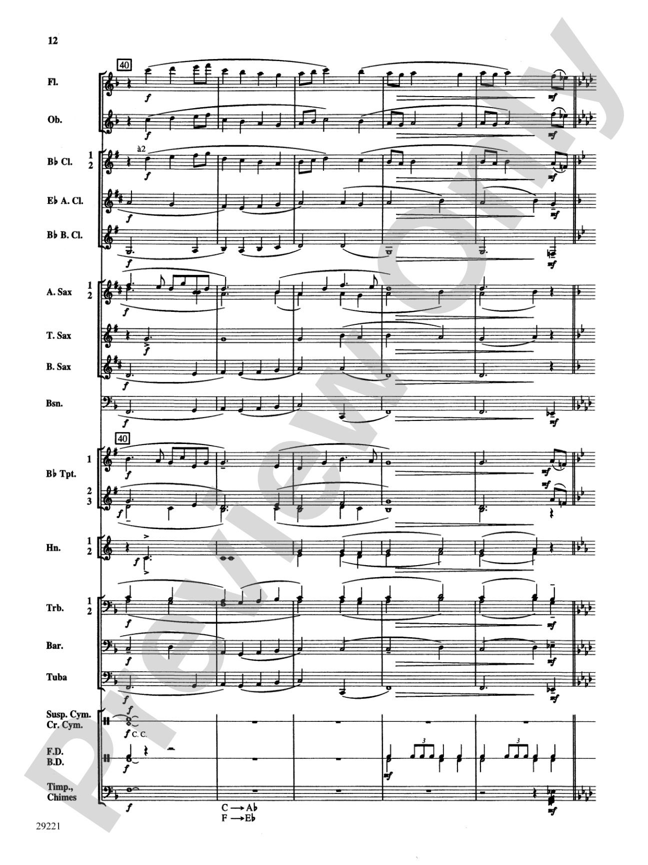 The Drummer Boy of Shiloh: Concert Band Conductor Score & Parts