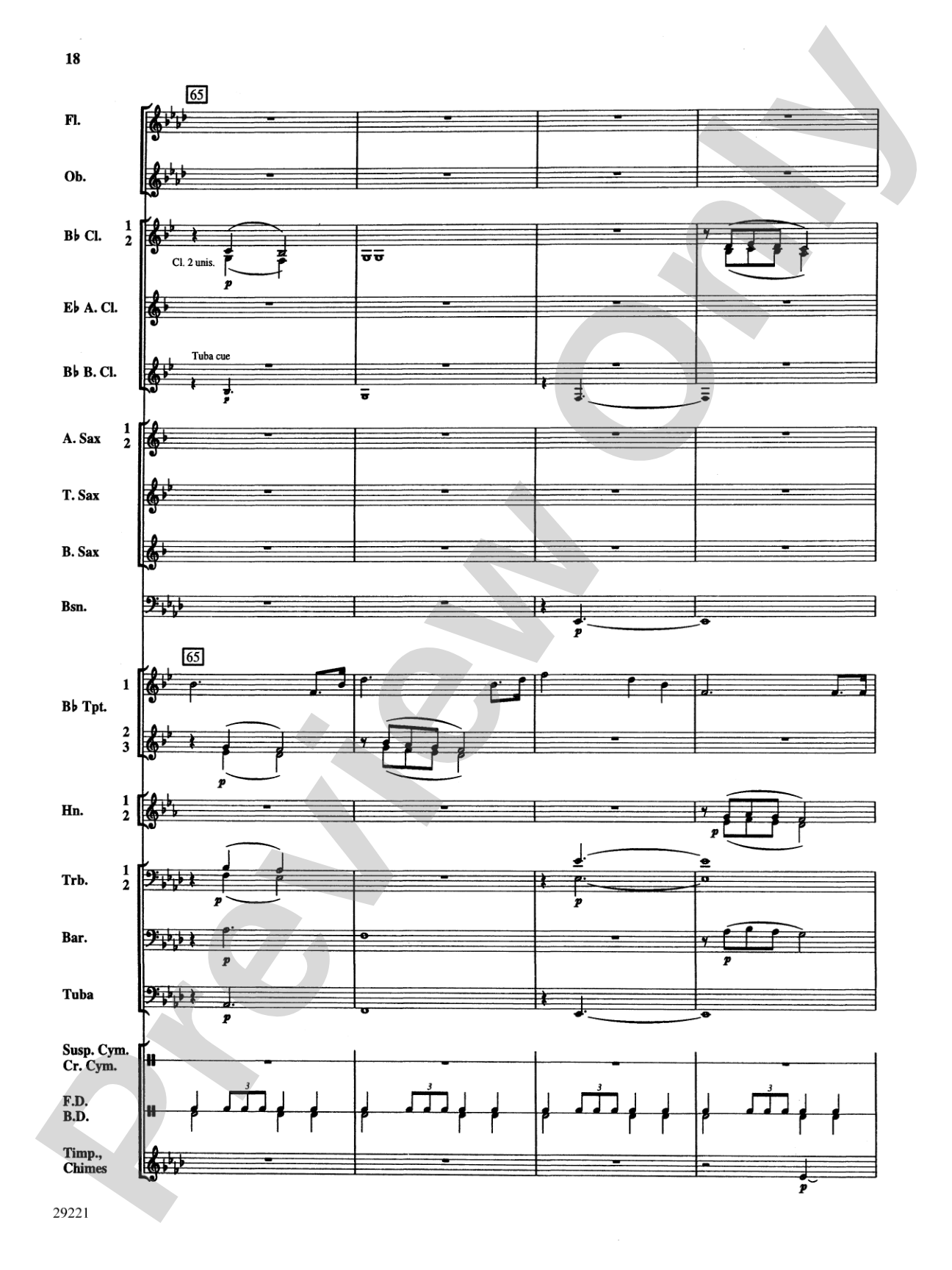 The Drummer Boy of Shiloh: Concert Band Conductor Score & Parts