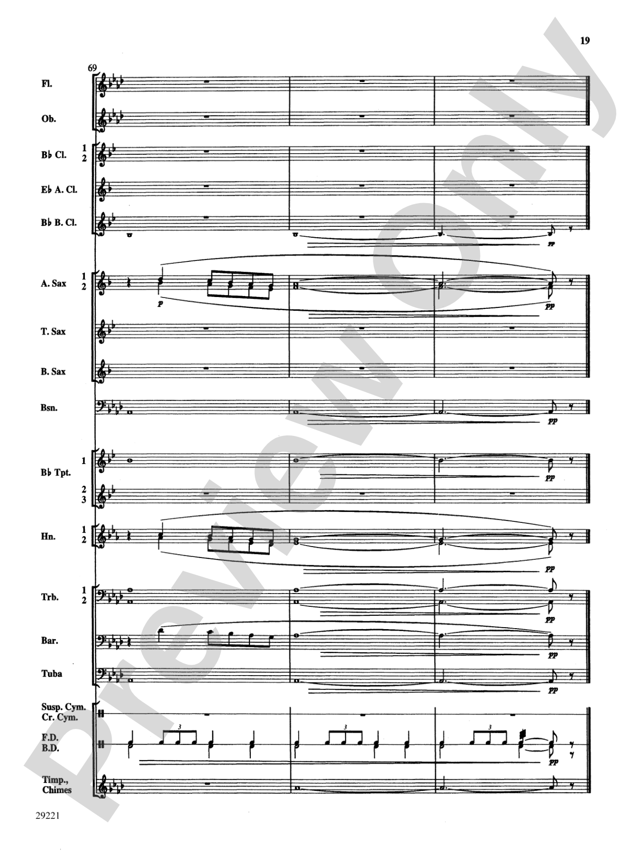 The Drummer Boy of Shiloh: Concert Band Conductor Score & Parts