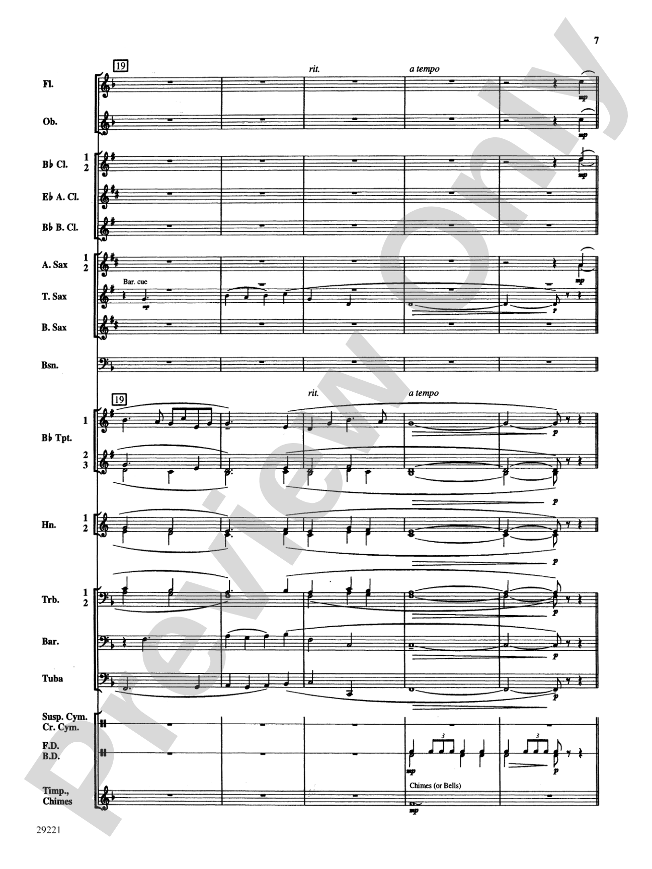 The Drummer Boy of Shiloh: Concert Band Conductor Score & Parts