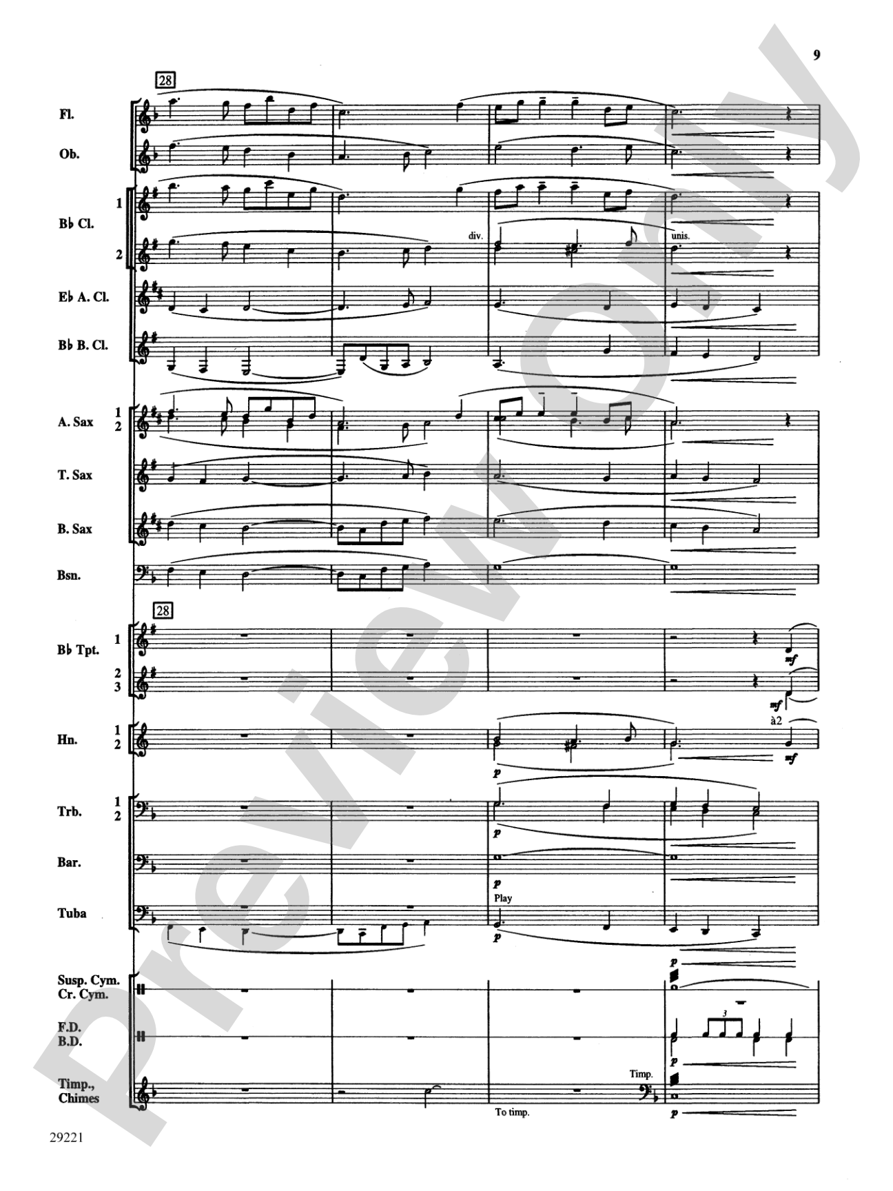 The Drummer Boy of Shiloh: Concert Band Conductor Score & Parts