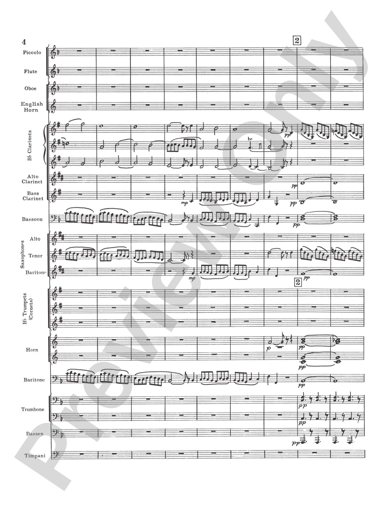 Prelude and Fugue in D minor: Concert Band Conductor Score & Parts