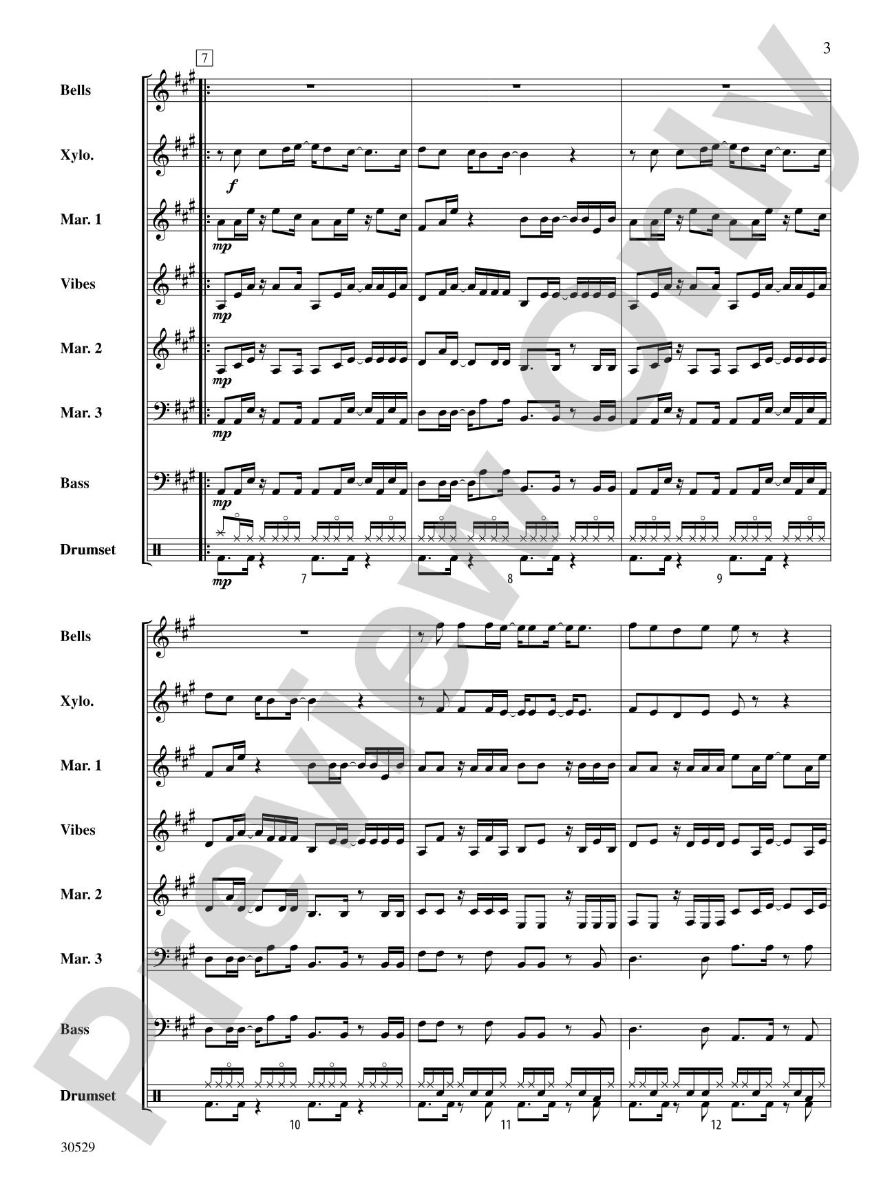 Good Riddance (Time of Your Life): Percussion Ensemble Conductor Score & Parts