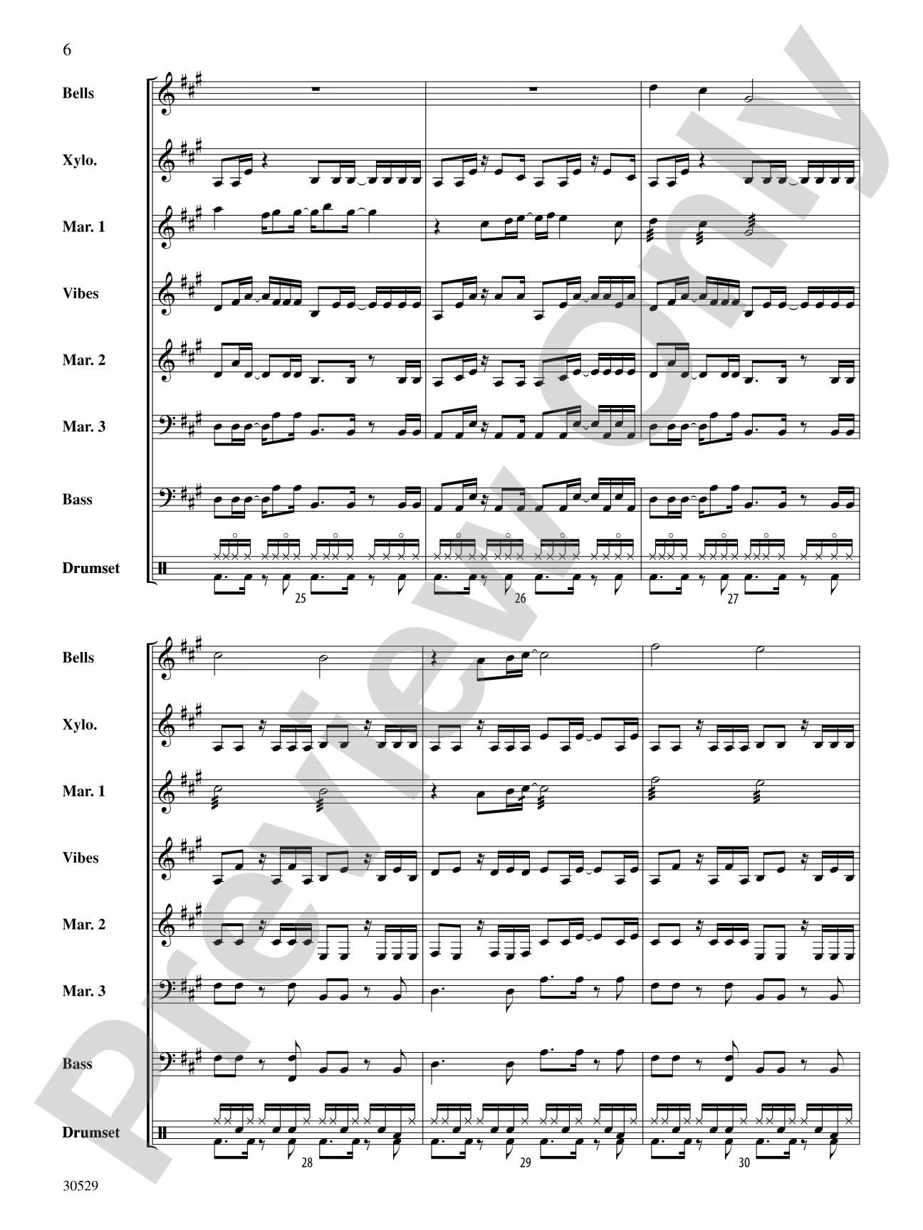 Good Riddance (Time of Your Life): Percussion Ensemble Conductor Score & Parts