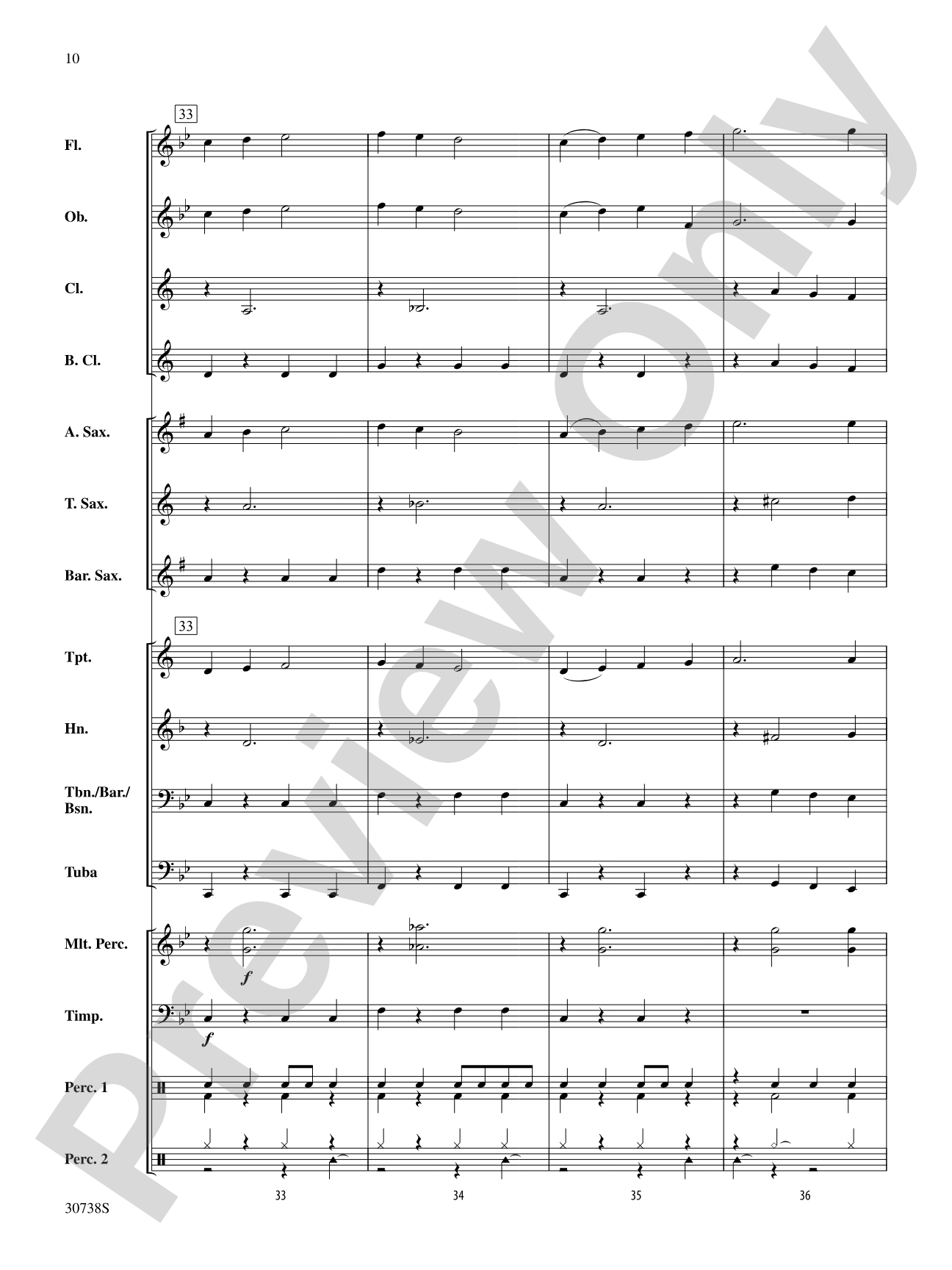 Invasion of the Christmas Crabs: Concert Band Conductor Score & Parts