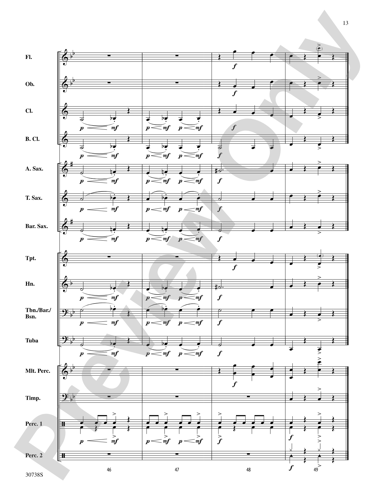Invasion of the Christmas Crabs: Concert Band Conductor Score & Parts