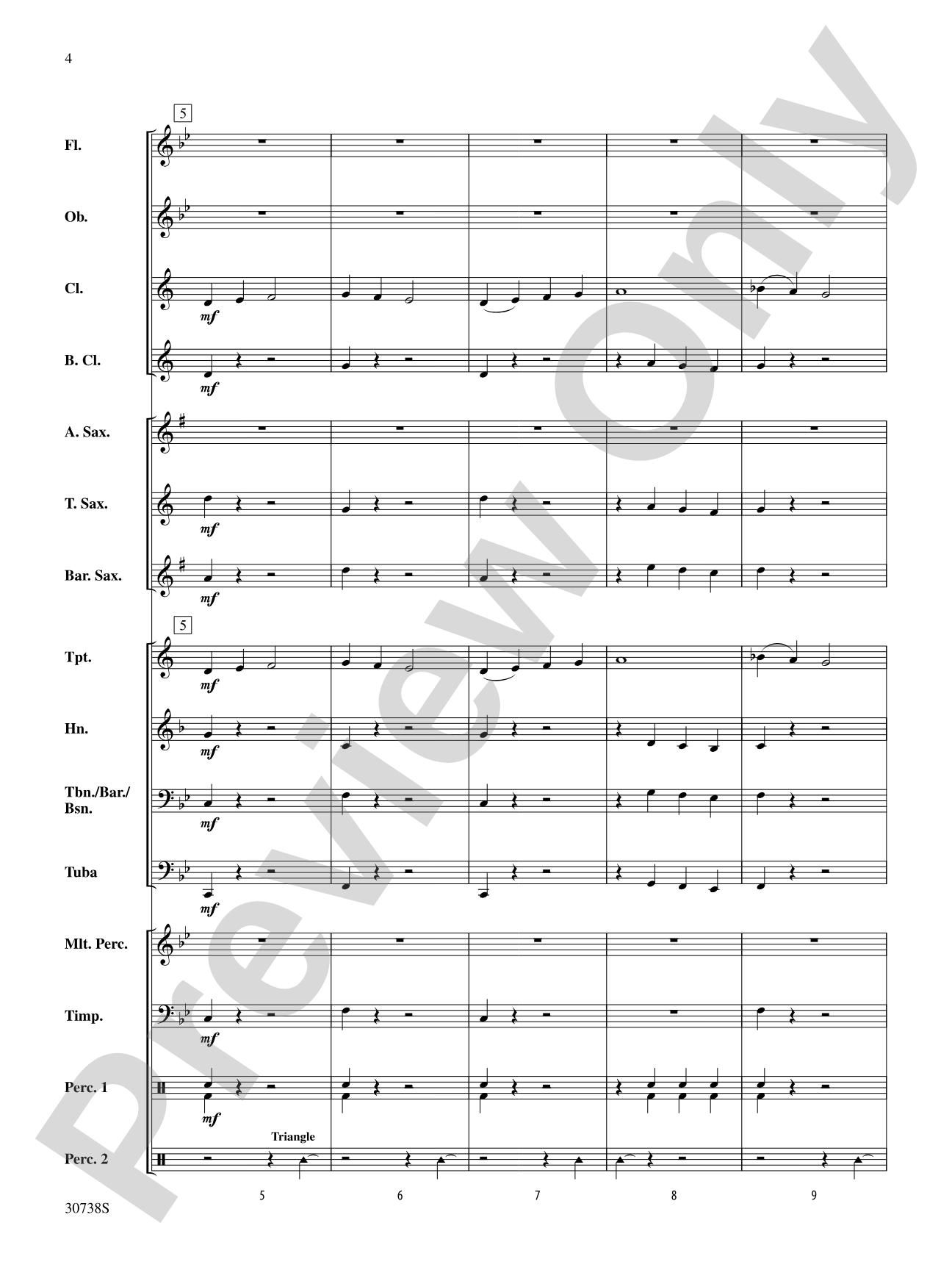 Invasion of the Christmas Crabs: Concert Band Conductor Score & Parts