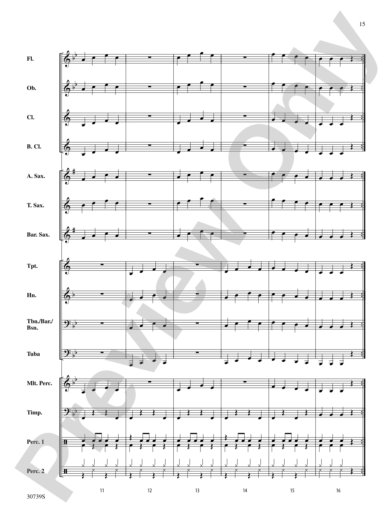 Belwin Very Beginning Band Kit #5: Concert Band Conductor Score & Parts