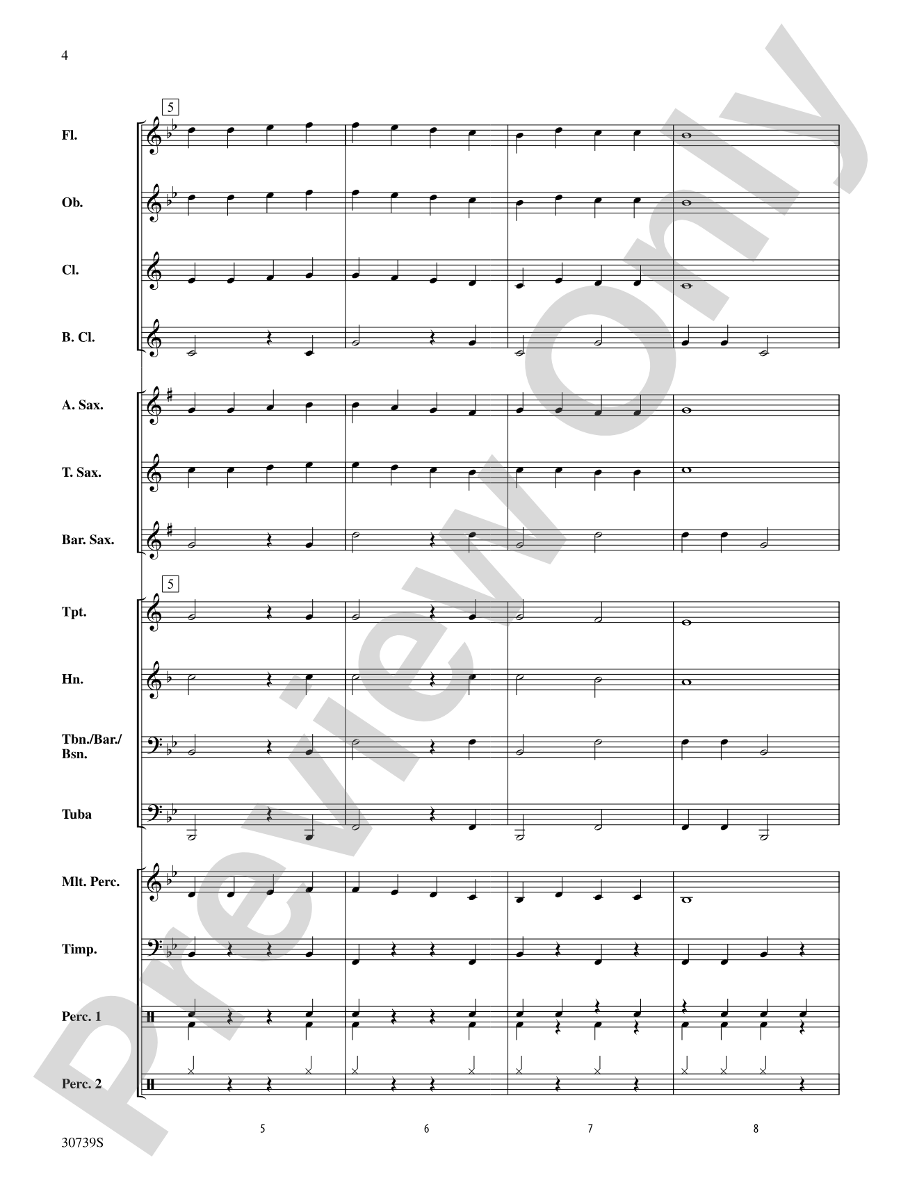 Belwin Very Beginning Band Kit #5: Concert Band Conductor Score & Parts