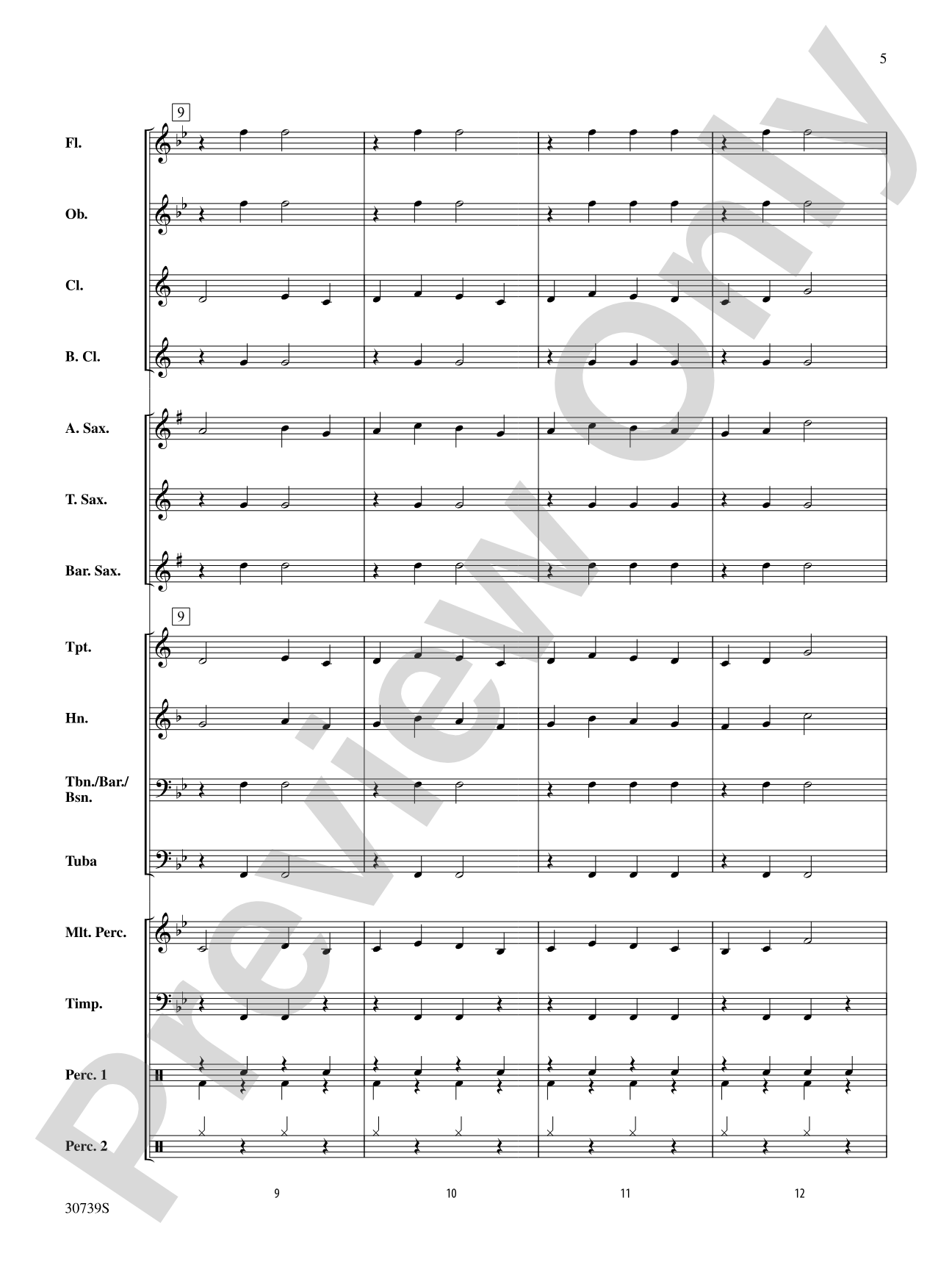 Belwin Very Beginning Band Kit #5: Concert Band Conductor Score & Parts