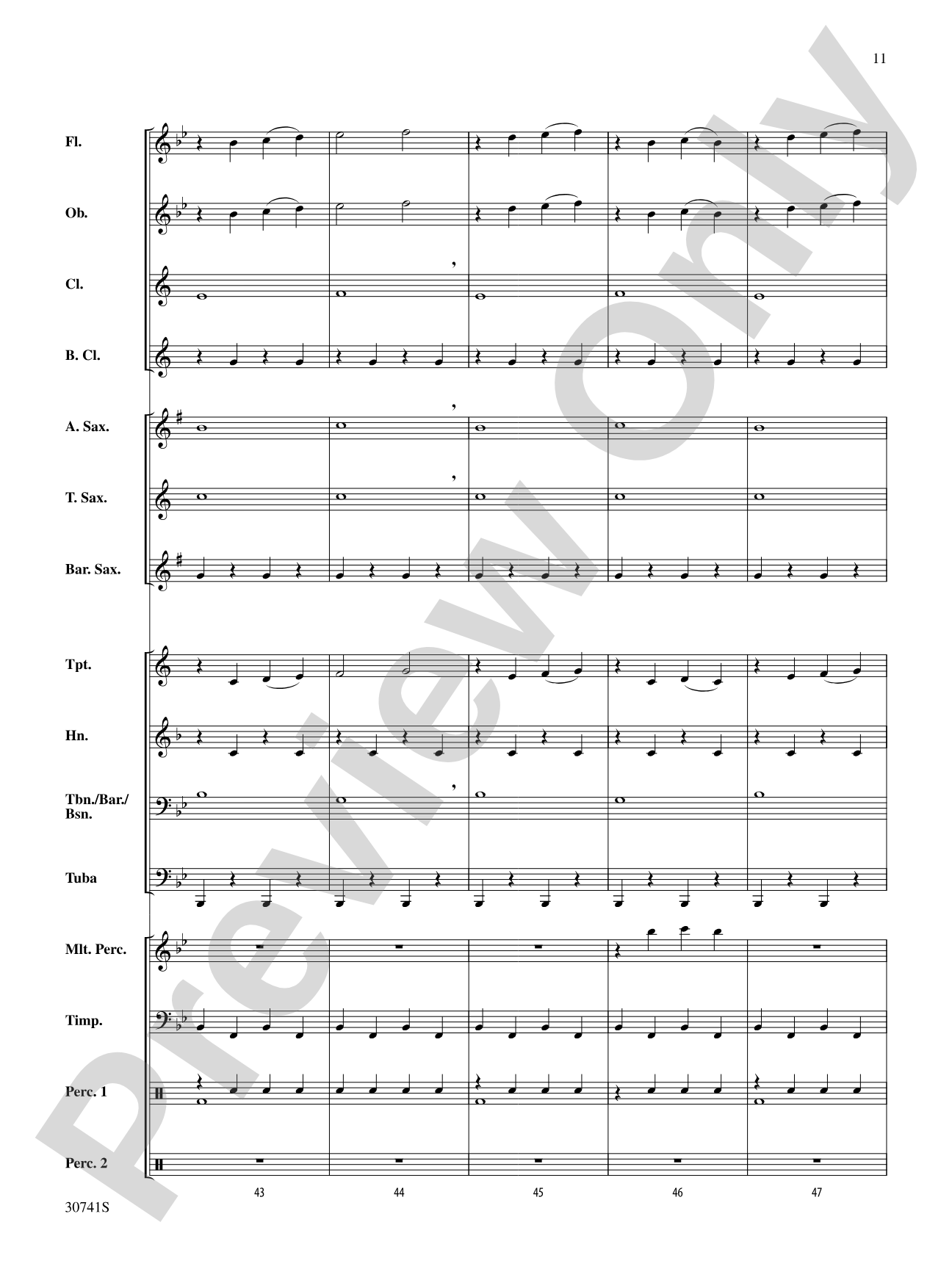 Symphonic Variants (Based on "Ode to Joy" from Symphony No. 9): Concert Band Conductor Score & Parts
