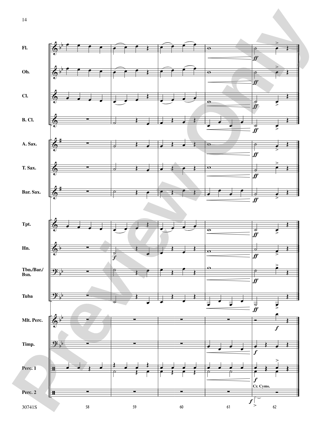 Symphonic Variants (Based on "Ode to Joy" from Symphony No. 9): Concert Band Conductor Score & Parts