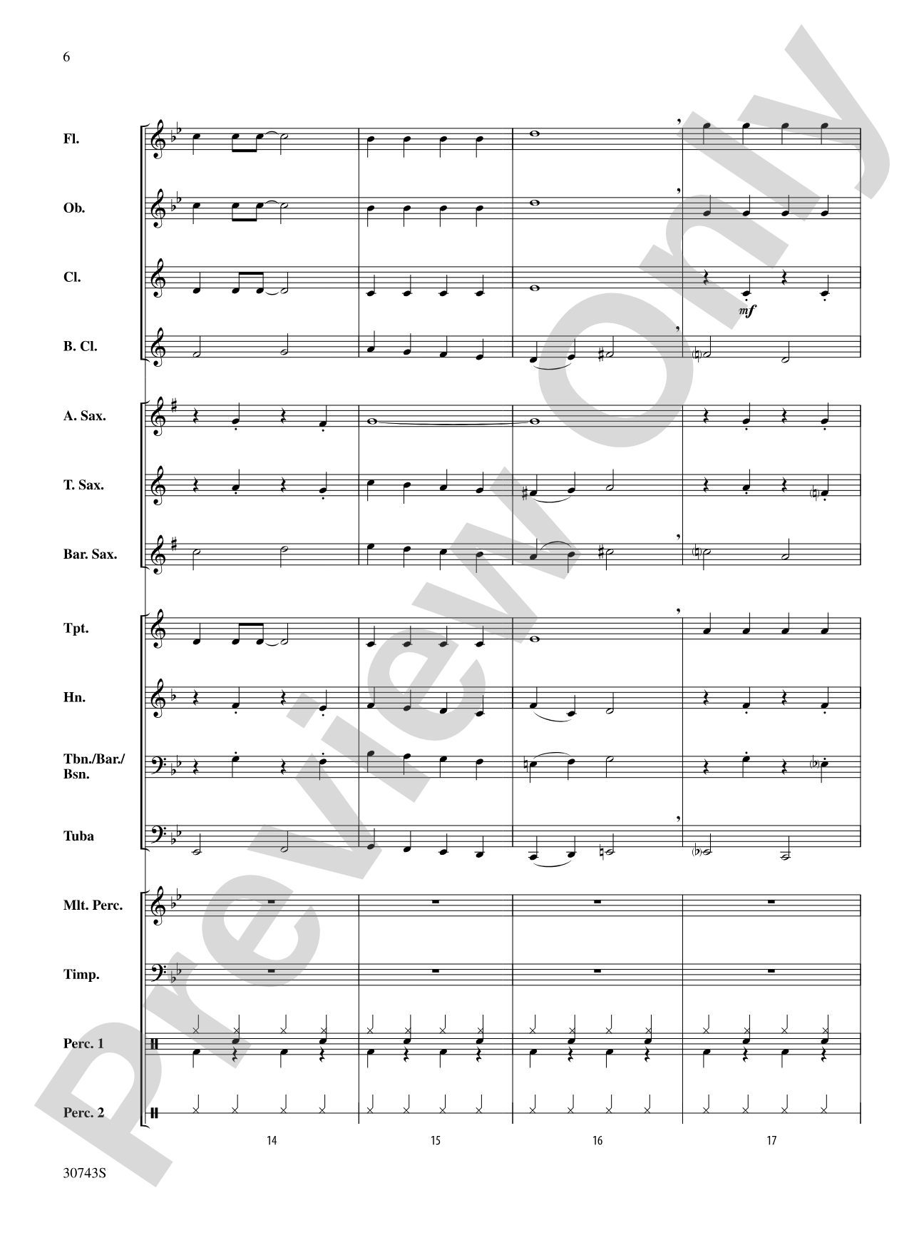 Jazzy Ol' Saint Nick: Concert Band Conductor Score & Parts