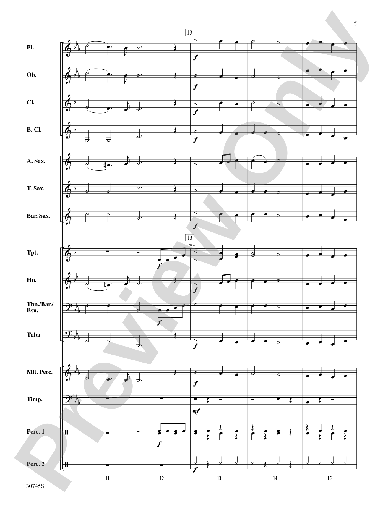Joyful and Triumphant: Concert Band Conductor Score & Parts