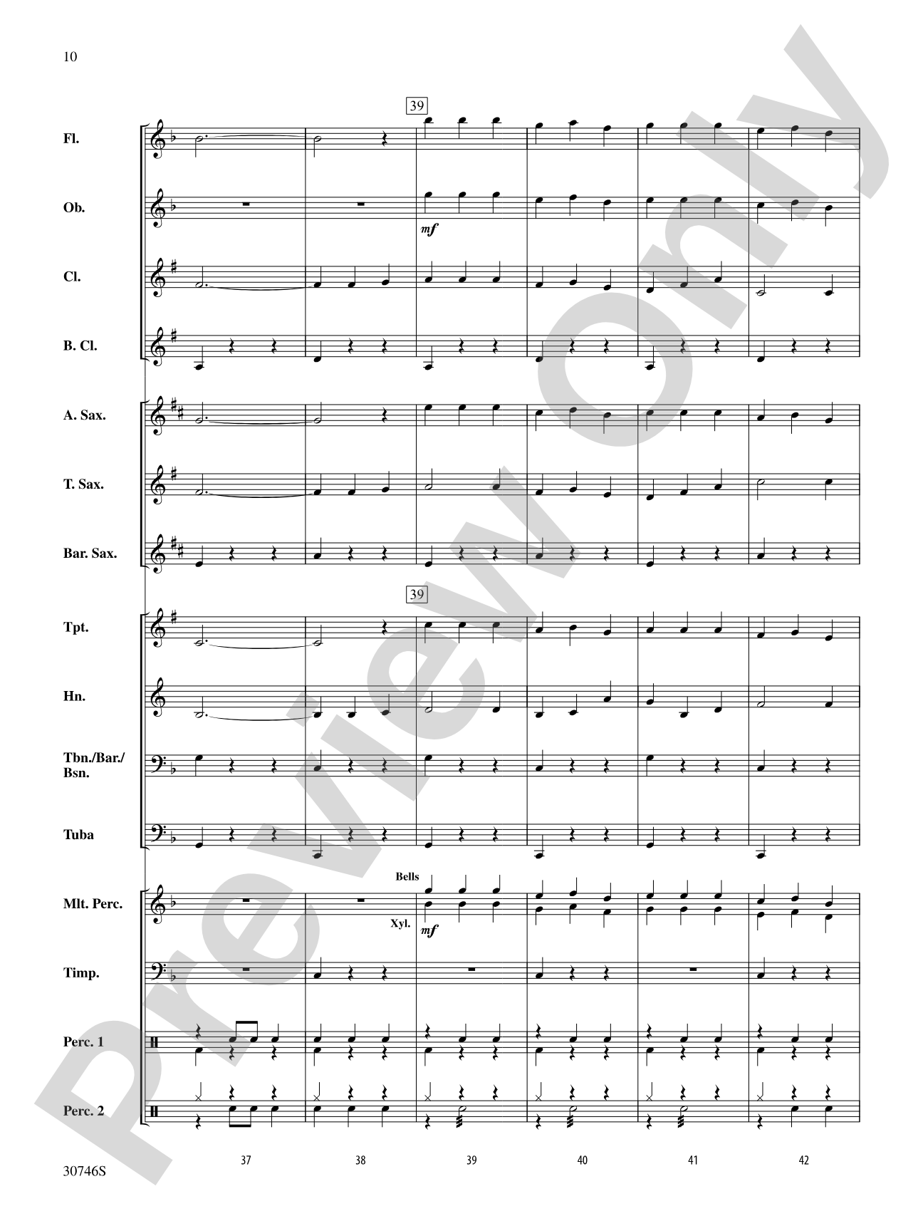 Arbolito de Navidad: Concert Band Conductor Score & Parts