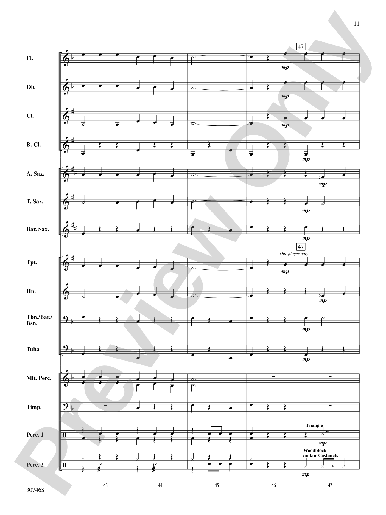 Arbolito de Navidad: Concert Band Conductor Score & Parts