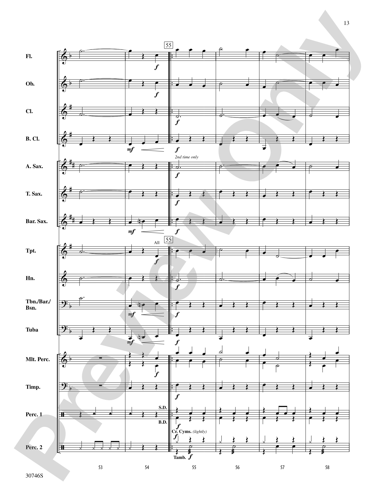 Arbolito de Navidad: Concert Band Conductor Score & Parts